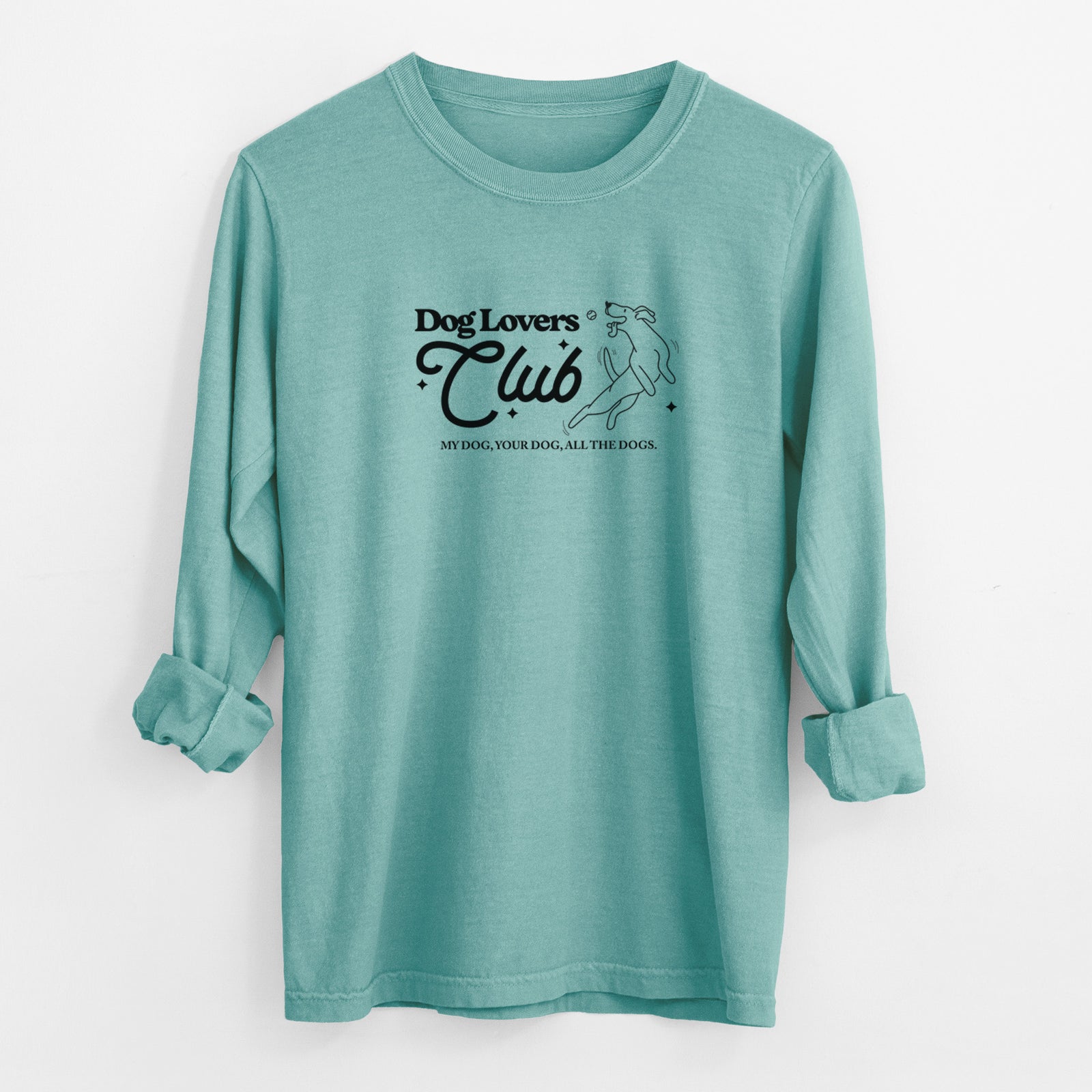 Dog Lovers Club - Men's Heavyweight 100% Cotton Long Sleeve