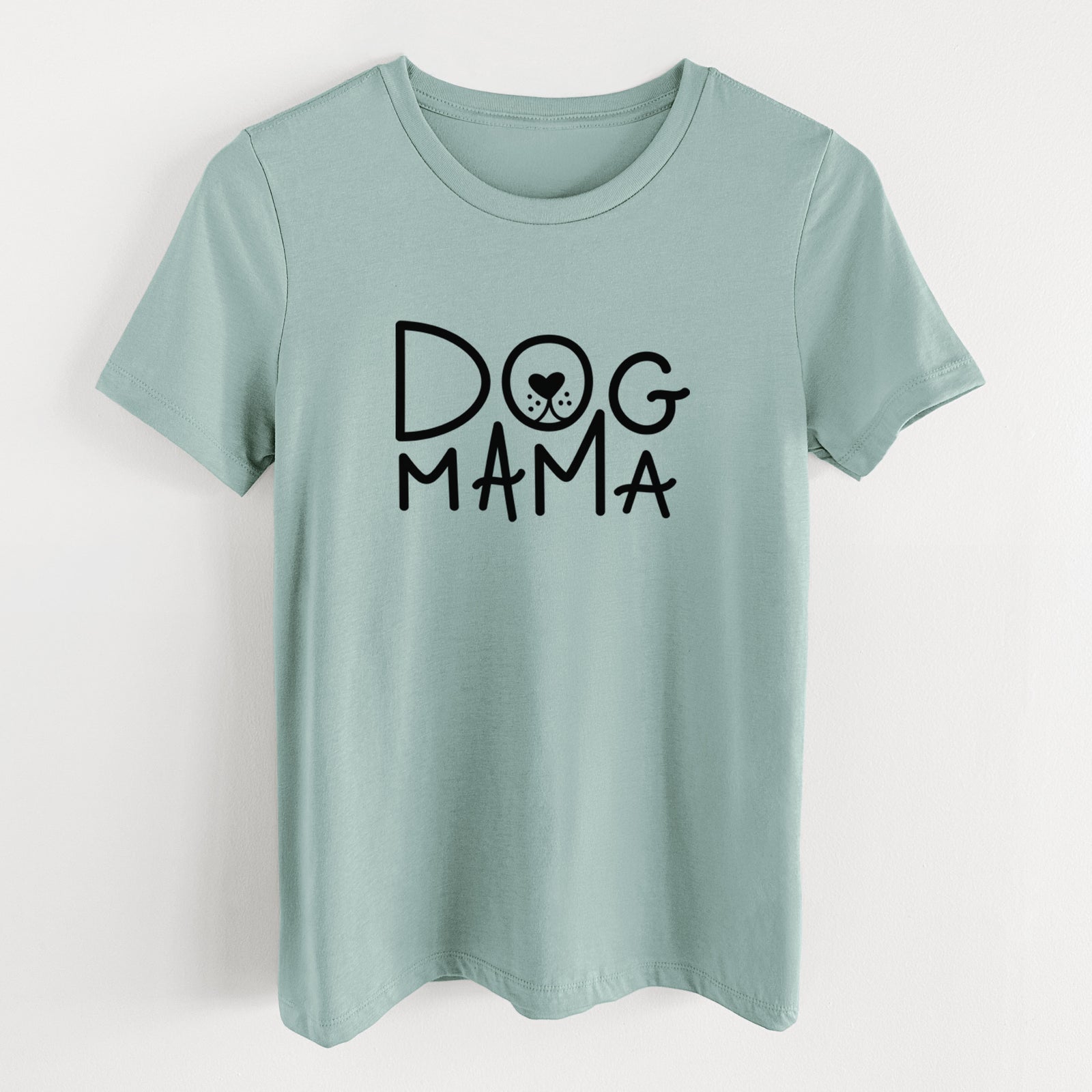 Dog Mama - Women's Lightweight Relaxed Fit 100% Cotton Crewneck