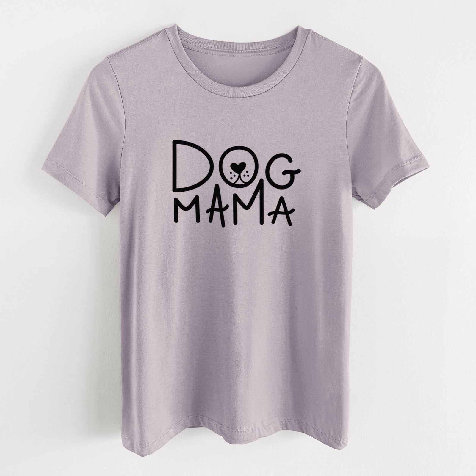 Dog Mama - Women's Lightweight Relaxed Fit 100% Cotton Crewneck