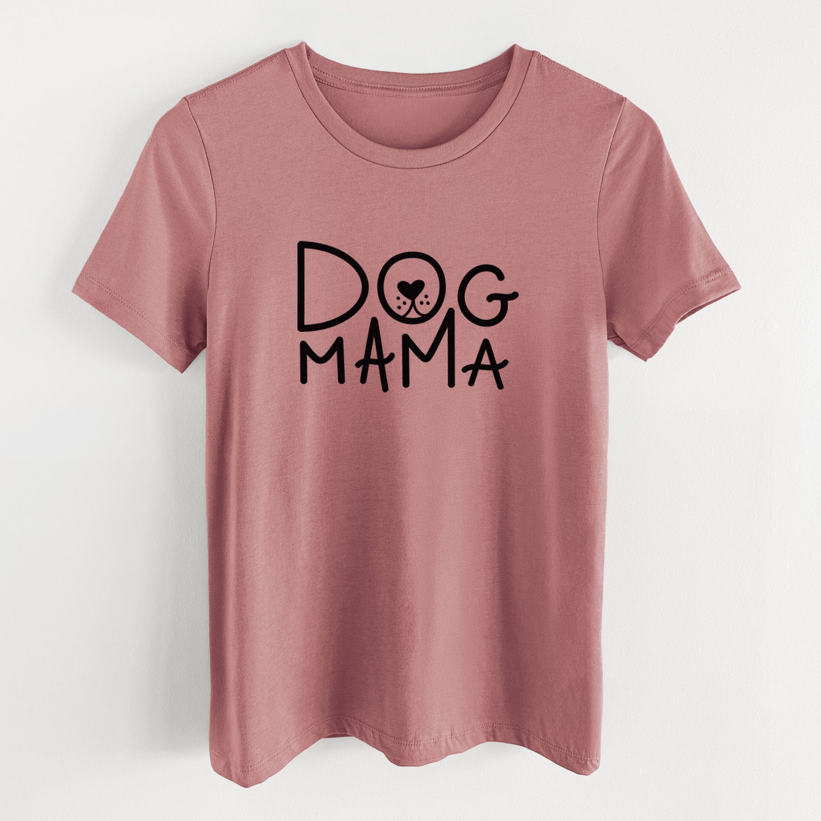 Dog Mama - Women's Lightweight Relaxed Fit 100% Cotton Crewneck