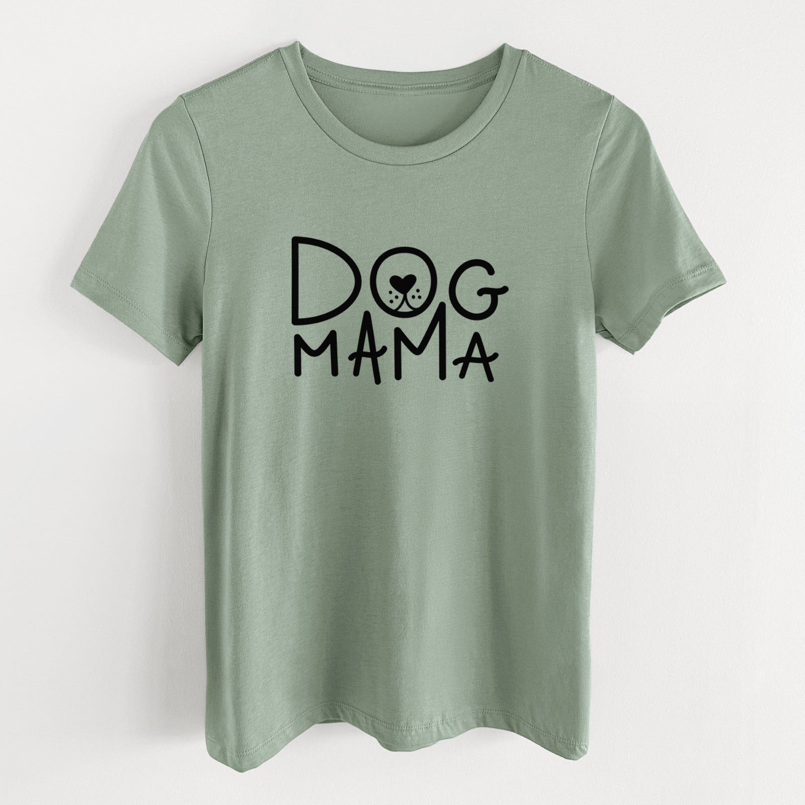 Dog Mama - Women's Lightweight Relaxed Fit 100% Cotton Crewneck