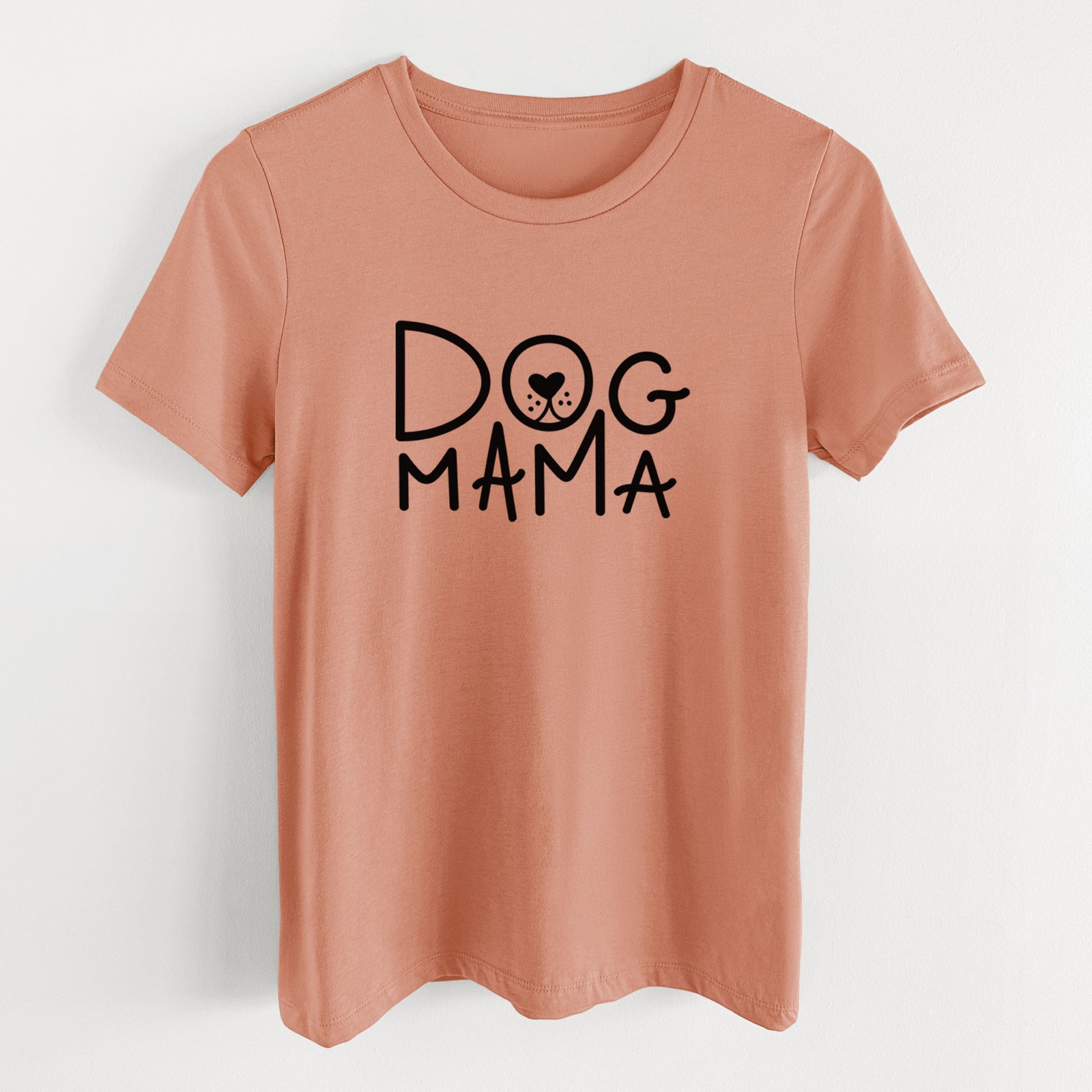 Dog Mama - Women's Lightweight Relaxed Fit 100% Cotton Crewneck