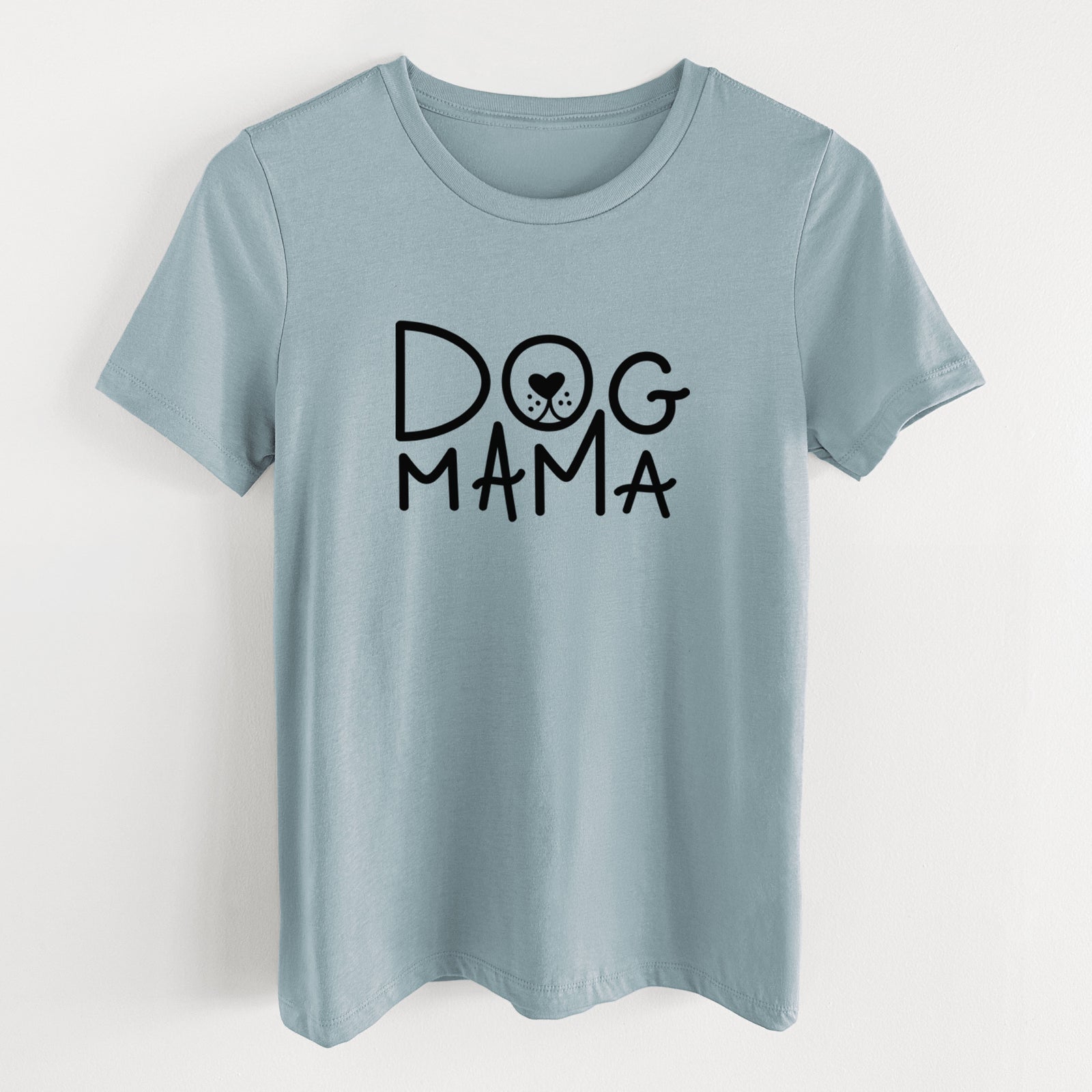 Dog Mama - Women's Lightweight Relaxed Fit 100% Cotton Crewneck