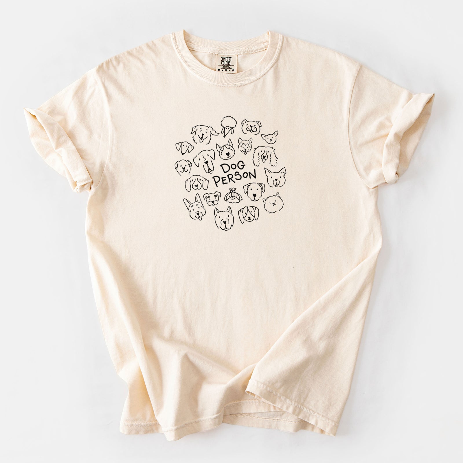 Dog Person - Unisex Comfort Colors Garment-Dyed Heavyweight T-shirt in Ivory