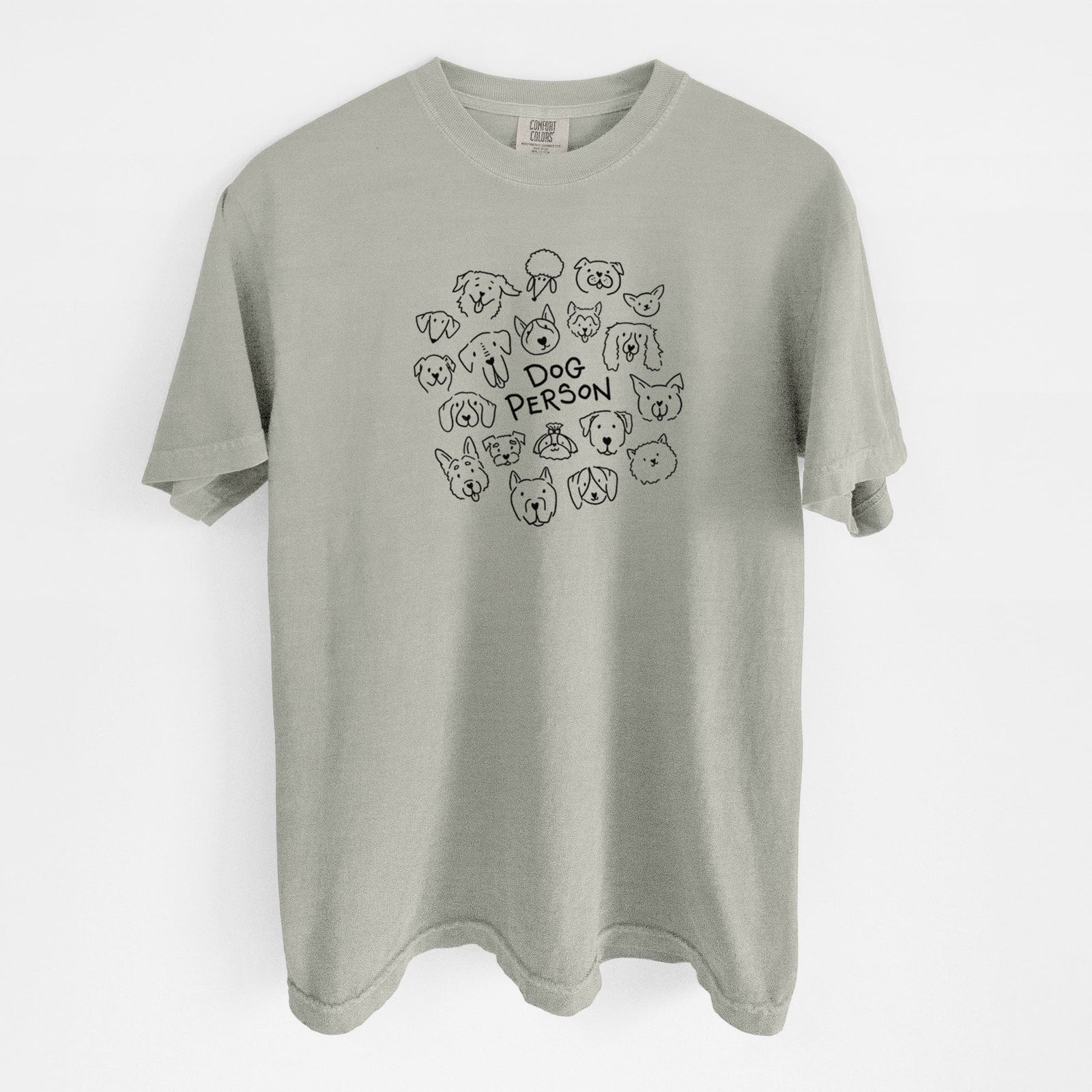 Dog Person - Unisex Comfort Colors Garment-Dyed Heavyweight T-shirt in Sandstone