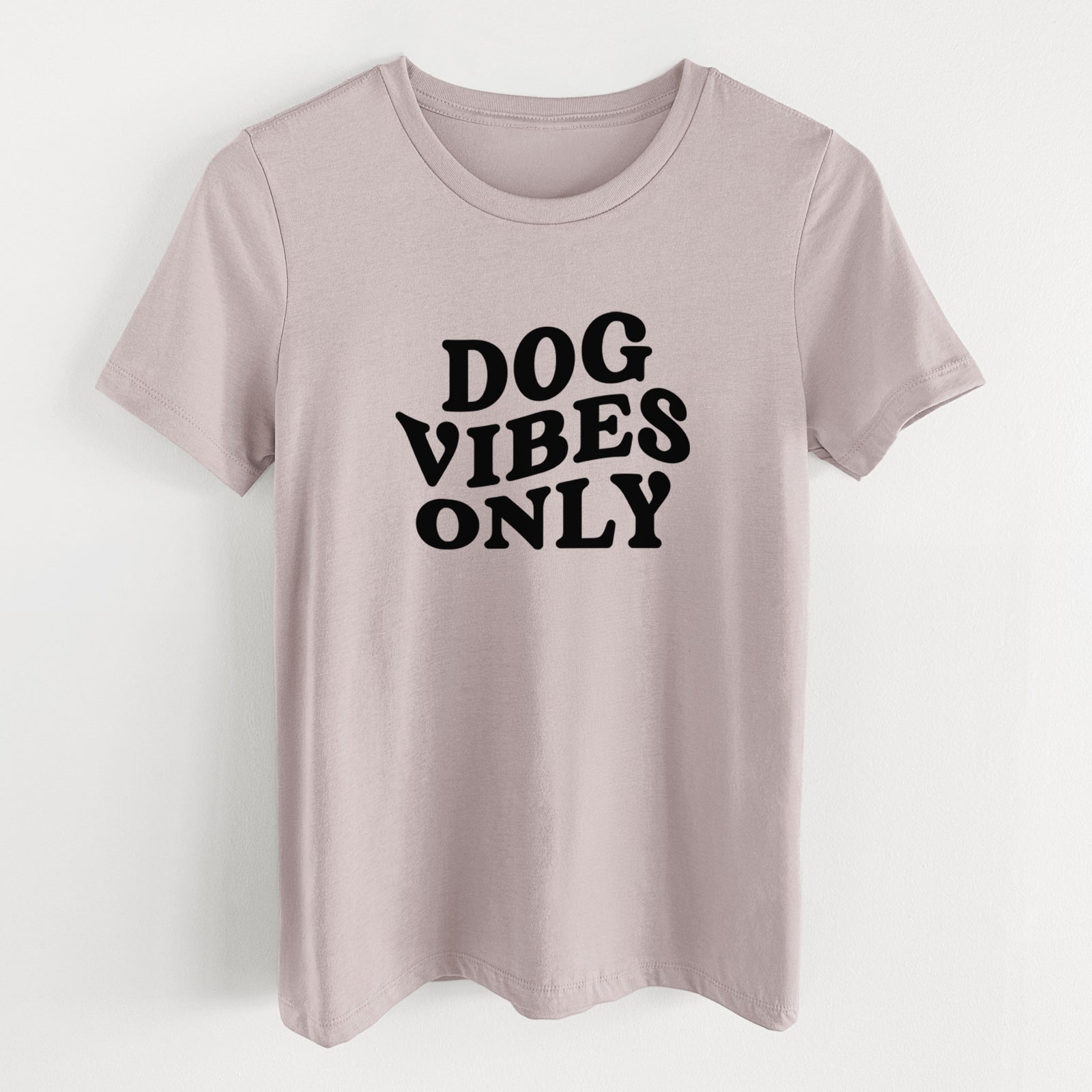 Dog Vibes Only - Women's Lightweight Relaxed Fit 100% Cotton Crewneck