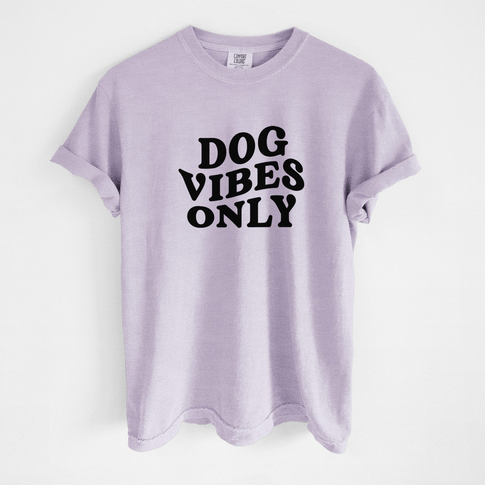 Dog Vibes Only - Unisex Comfort Colors Garment-Dyed Heavyweight T-shirt in Orchid