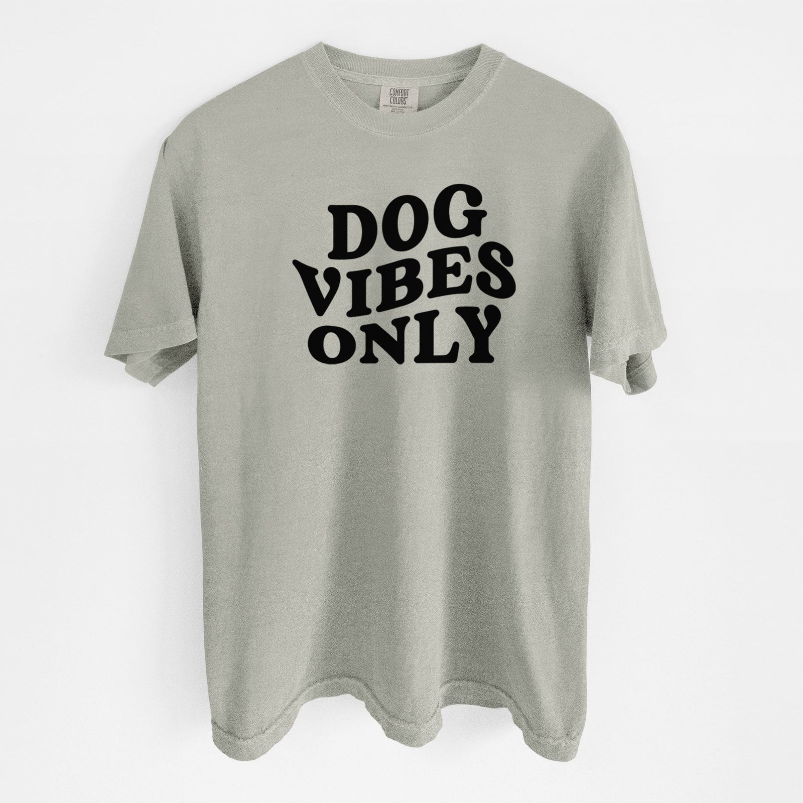 Dog Vibes Only - Unisex Comfort Colors Garment-Dyed Heavyweight T-shirt in Sandstone