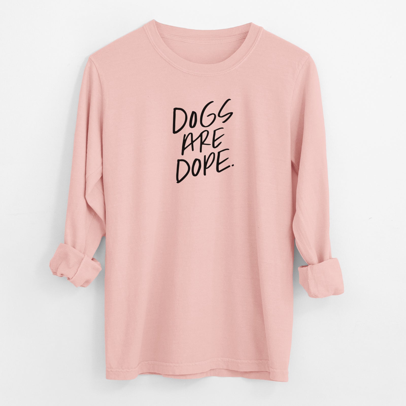 Dogs Are Dope - Men's Heavyweight 100% Cotton Long Sleeve