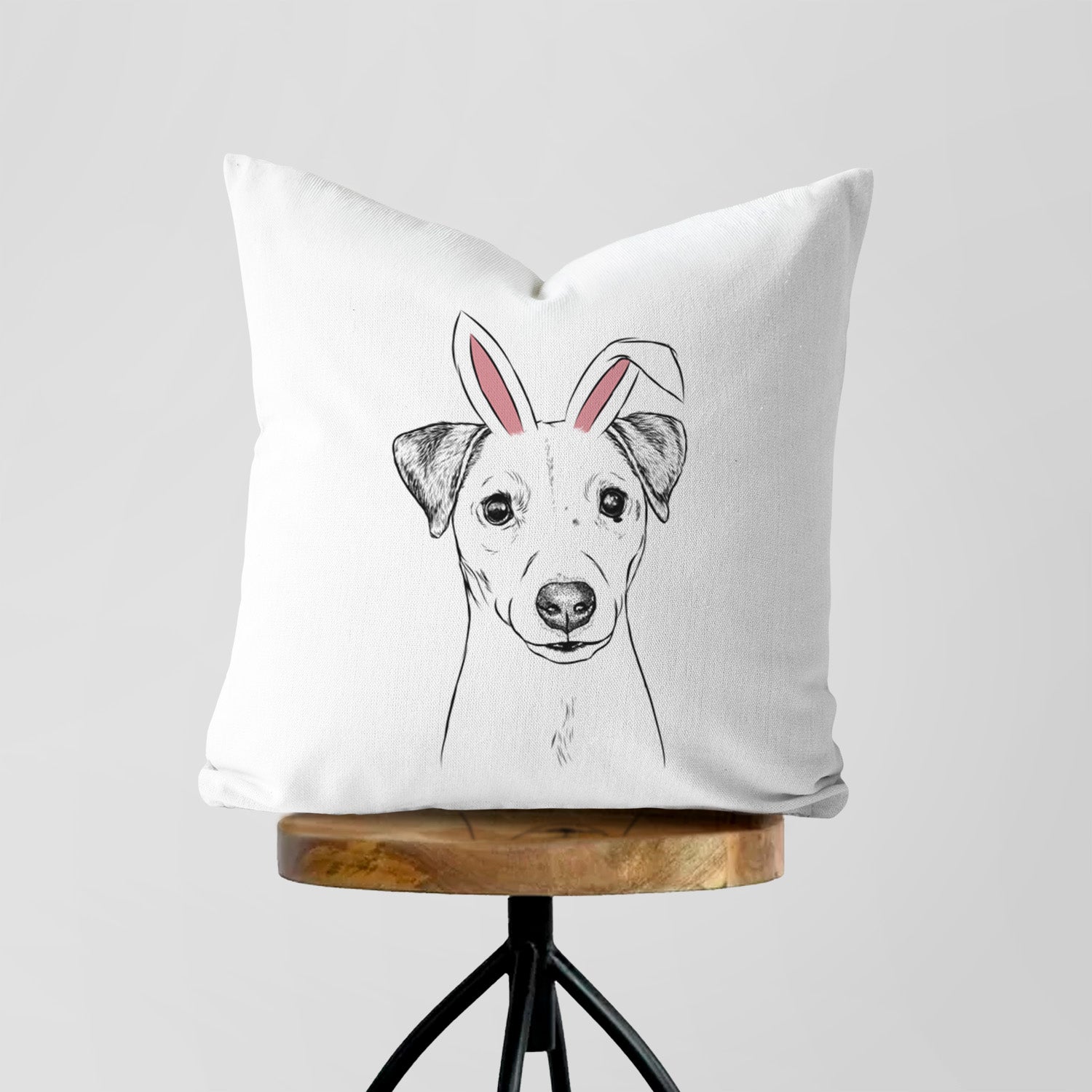 Ally the Jack Russell Terrier - Throw Pillow Cover