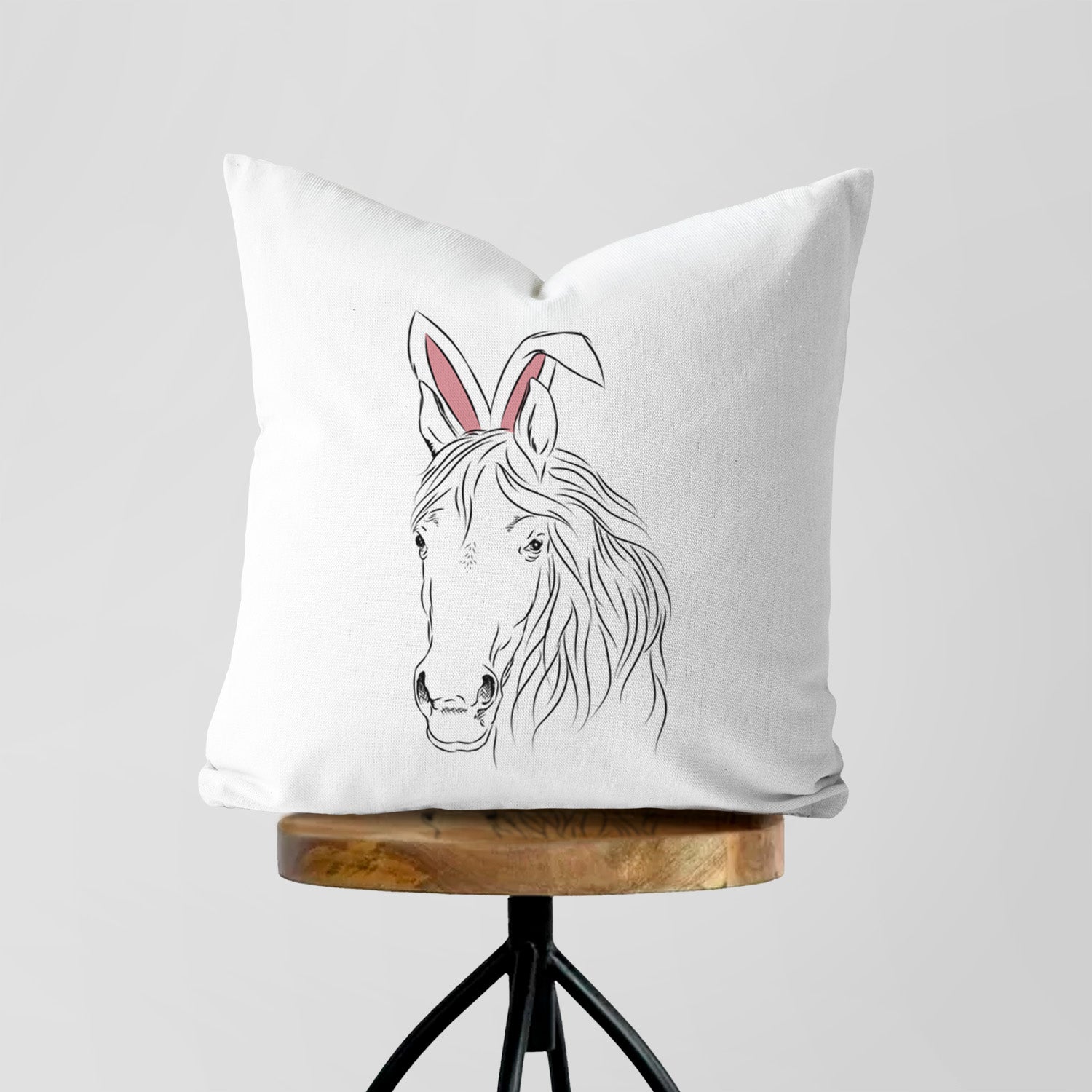Aria the Horse - Throw Pillow Cover