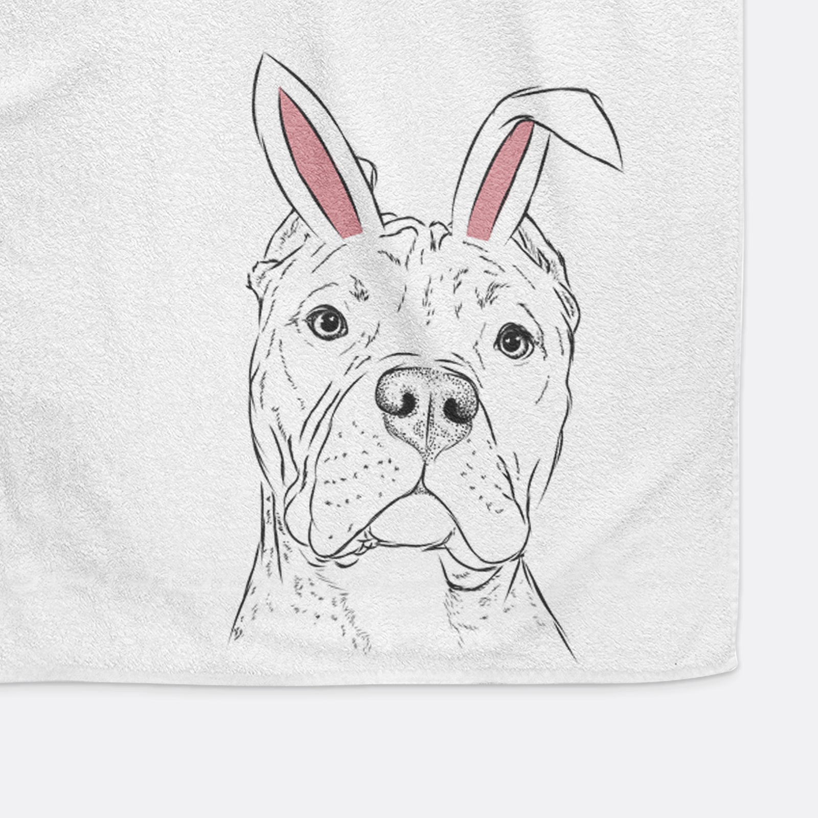 Bam Bam the Pitbull Decorative Hand Towel