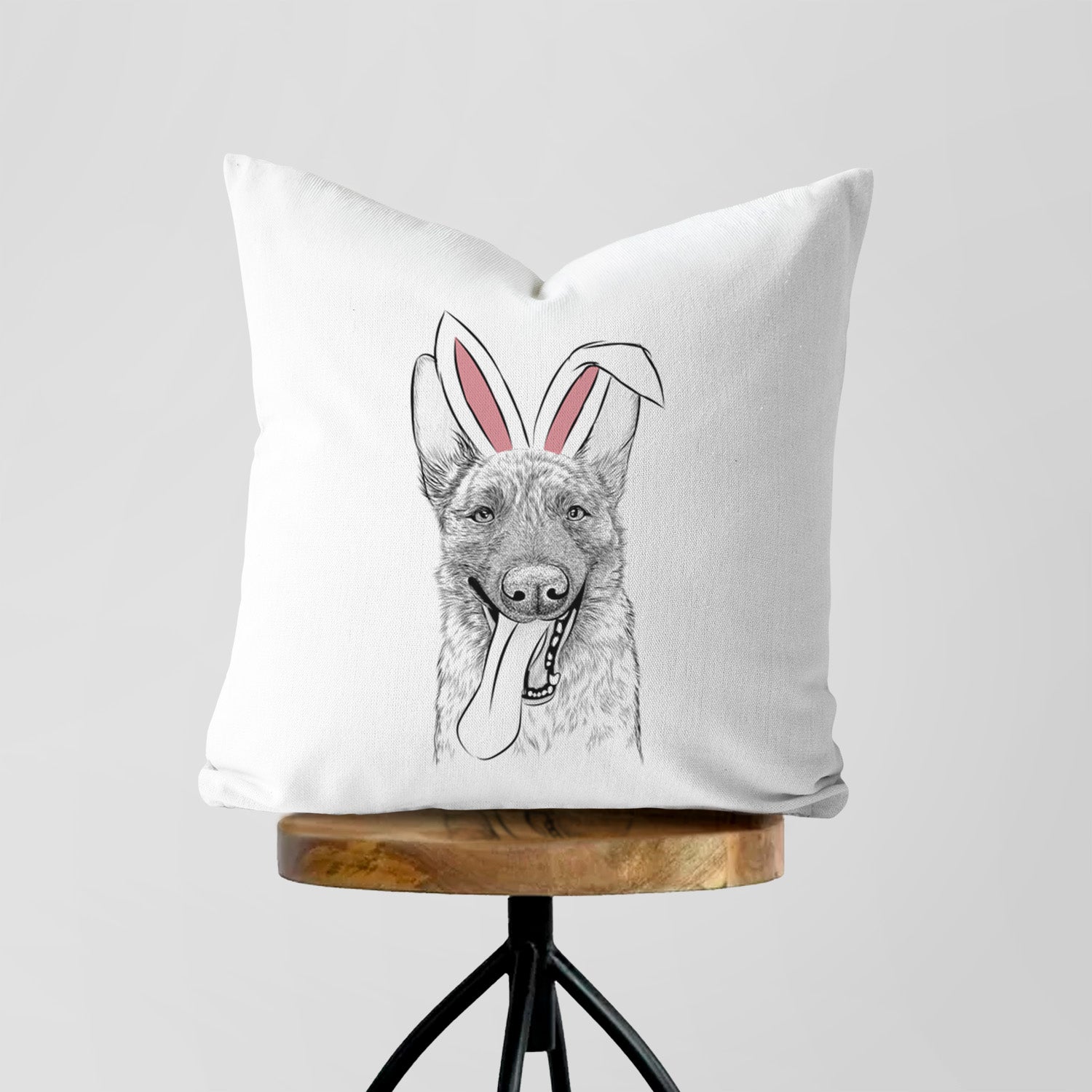 Bessa the Dutch Shepherd - Throw Pillow Cover