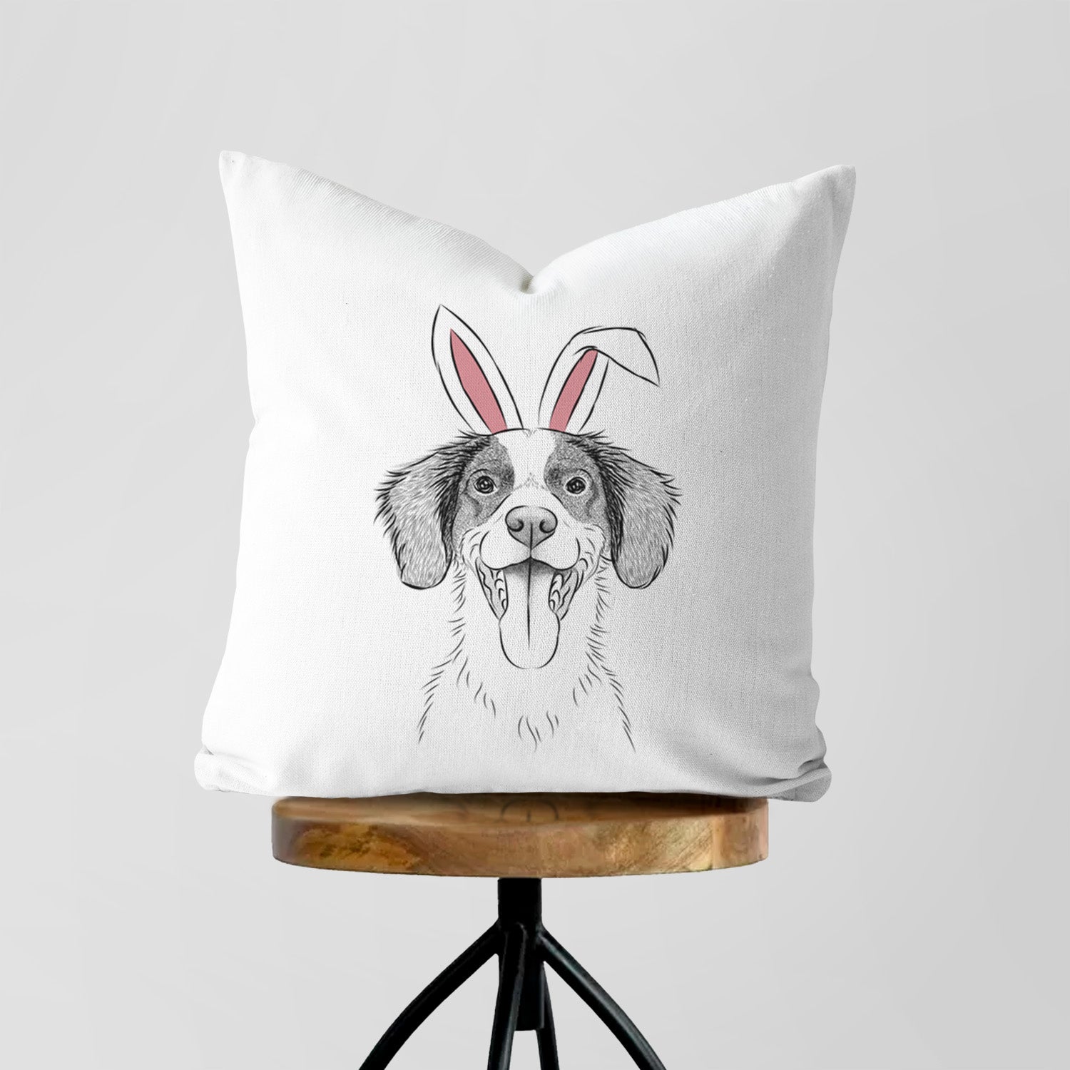 Birdie the Brittany - Throw Pillow Cover