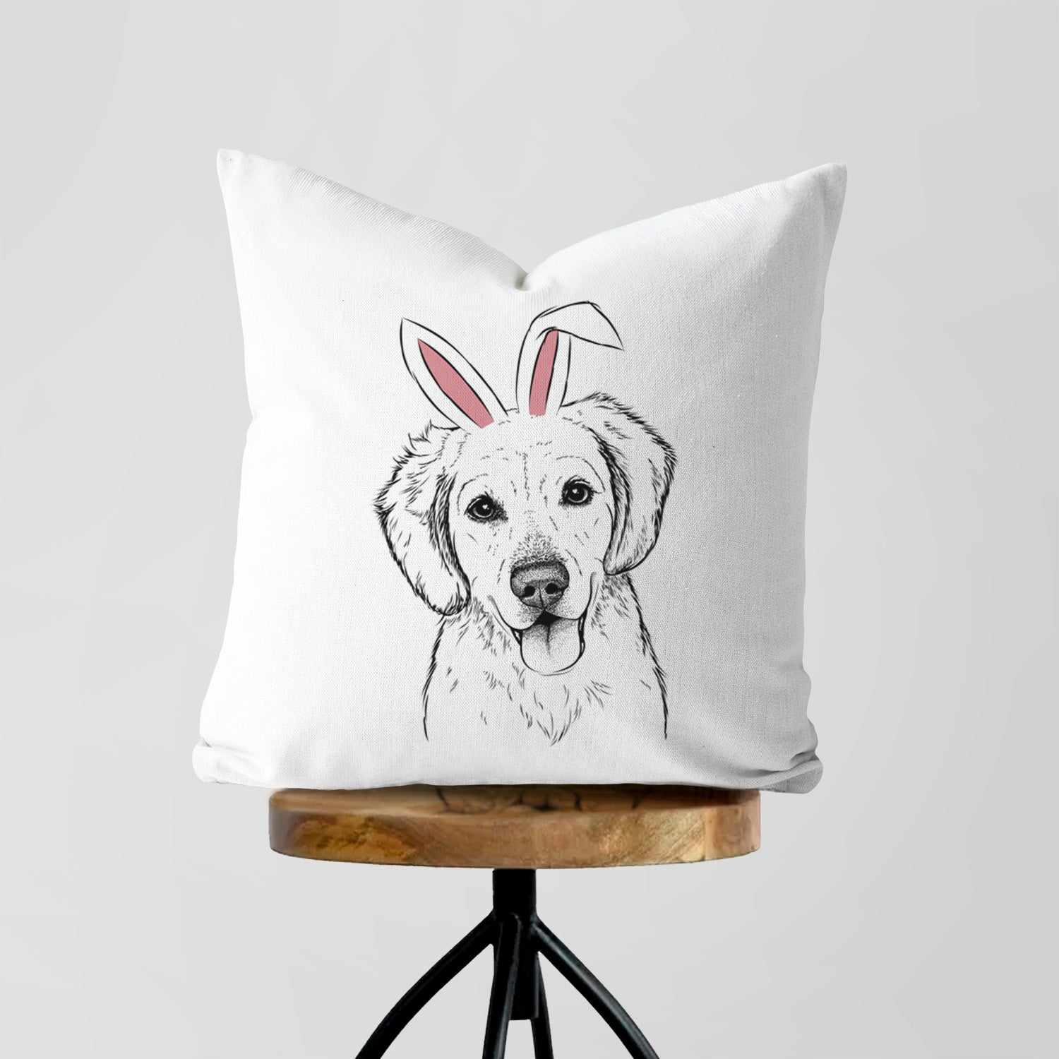 Bojo the Golden Retriever - Throw Pillow Cover