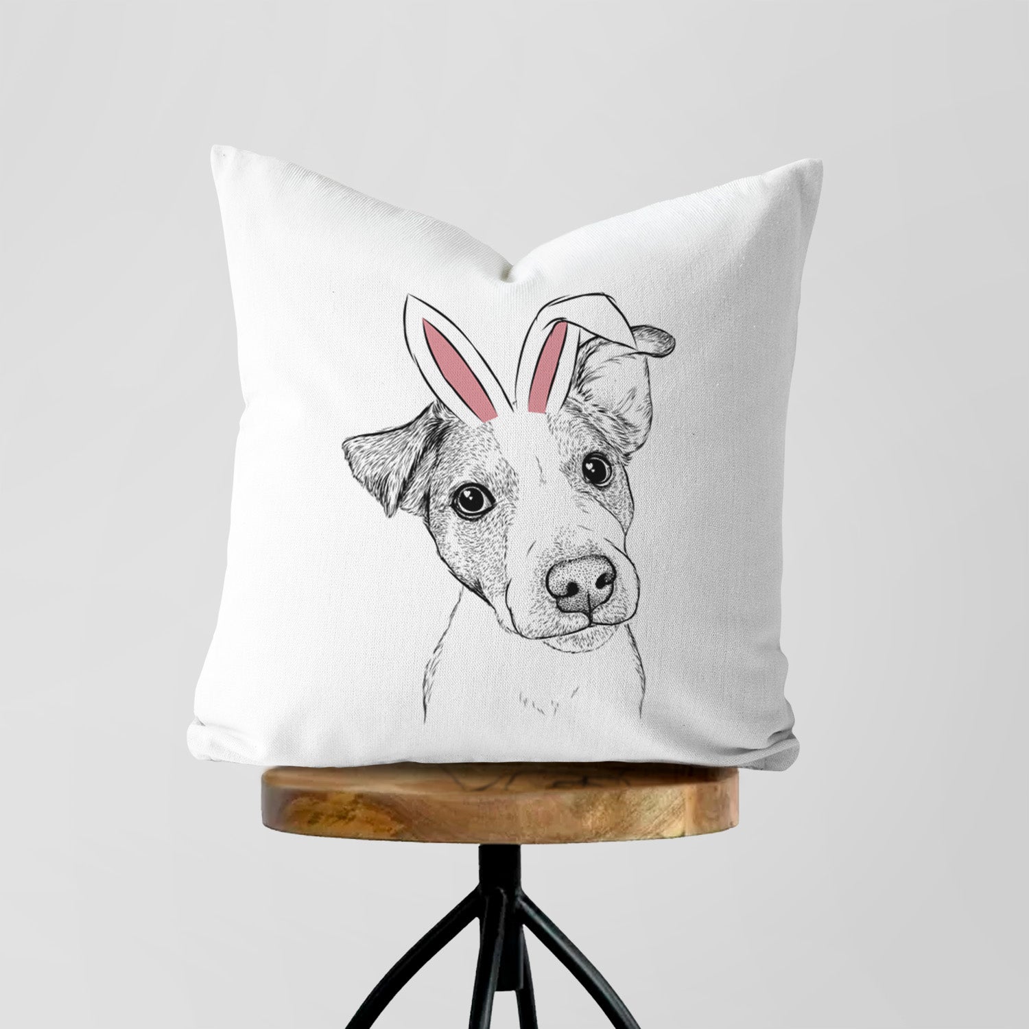 Bosse the Jack Russell Terrier - Throw Pillow Cover