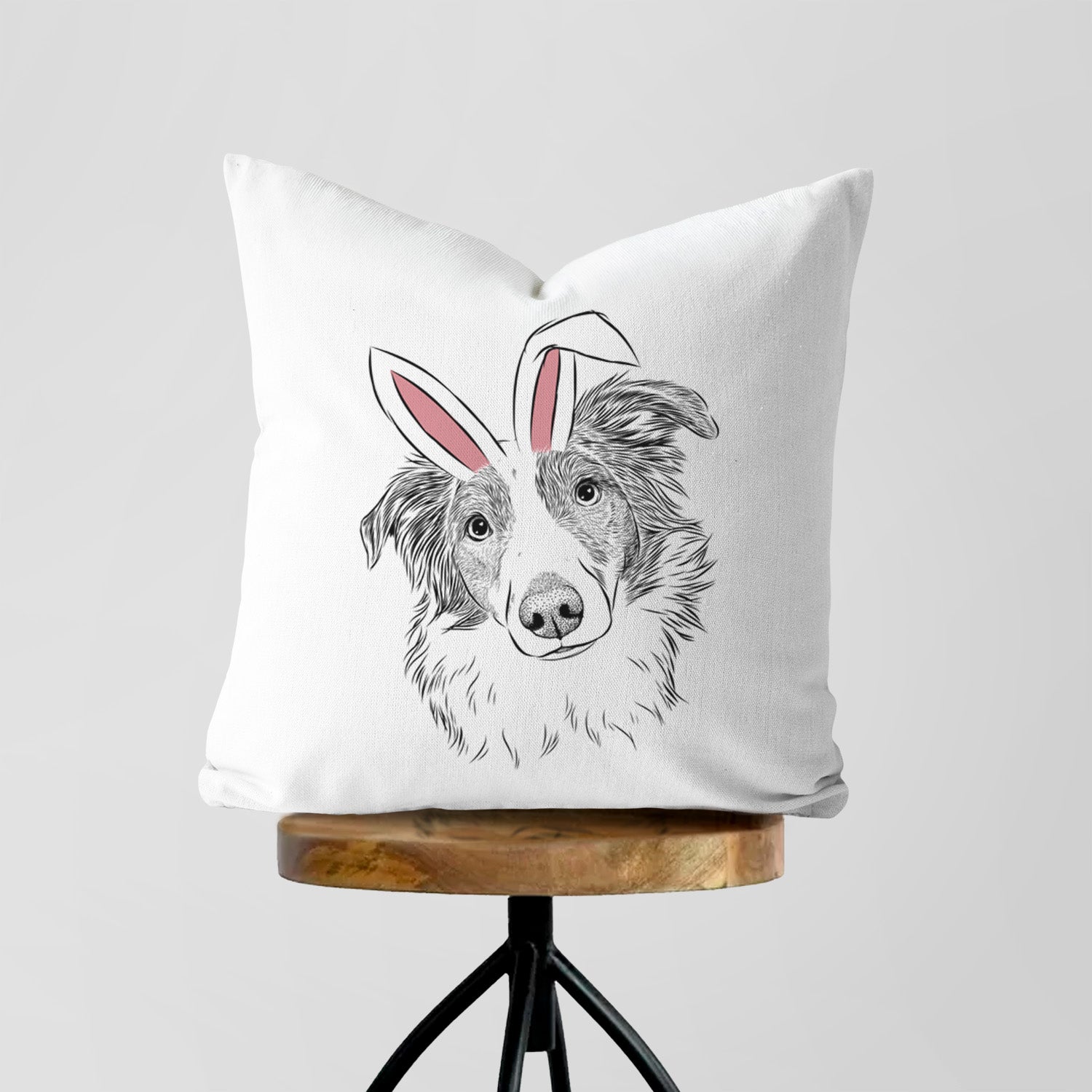 Cyclone the Australian Shepherd - Throw Pillow Cover