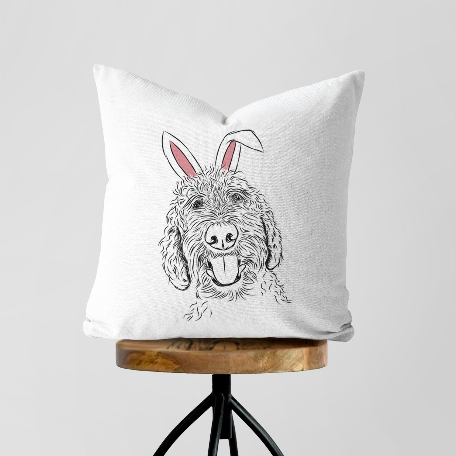 Dixie the Doodle - Throw Pillow Cover