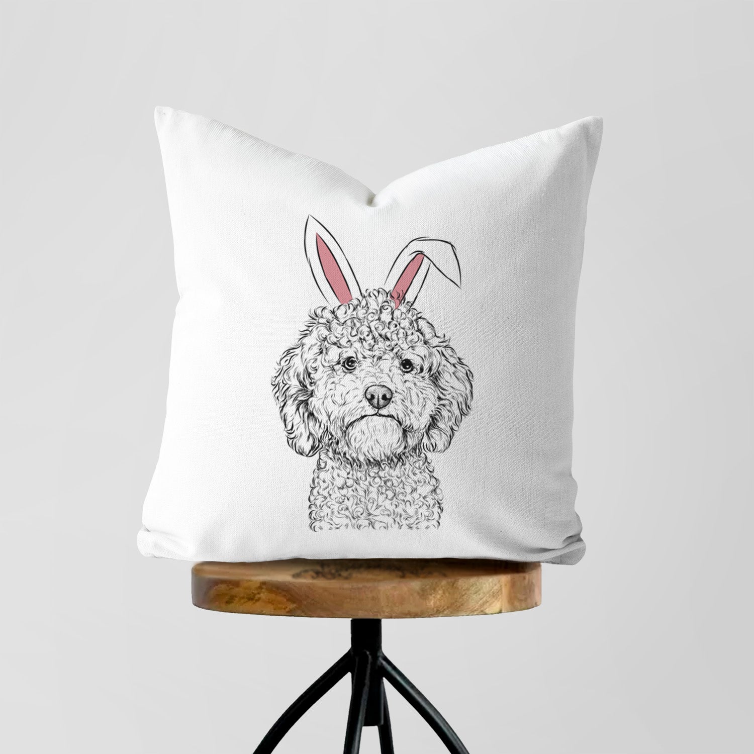 Edgar the Shihpoo - Throw Pillow Cover