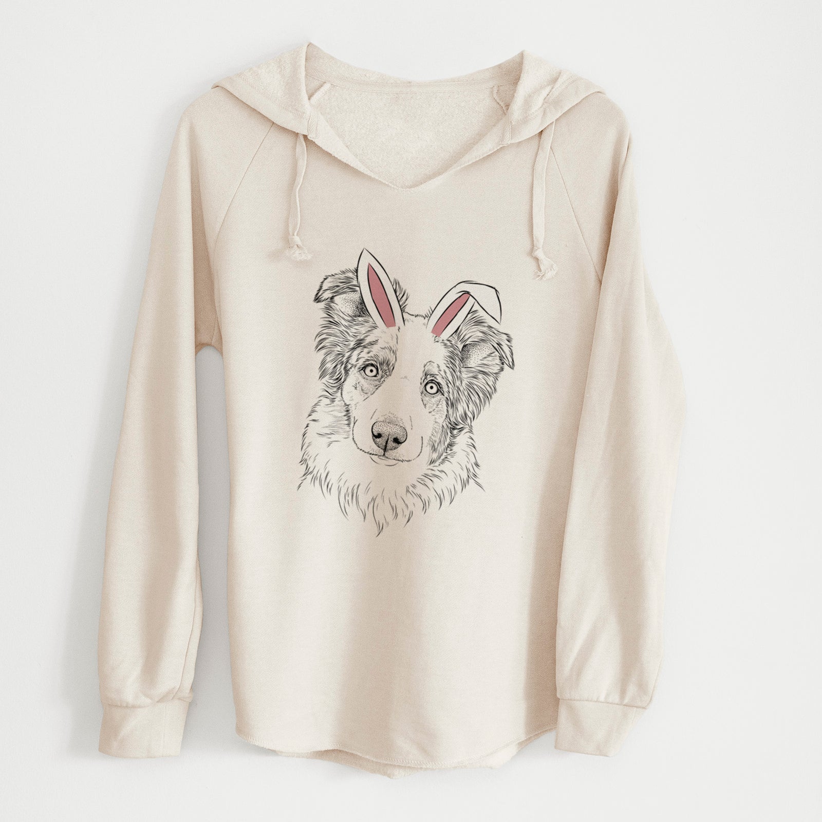 Easter HoneyBee the Miniature Australian Shepherd - Cali Wave Hooded Sweatshirt