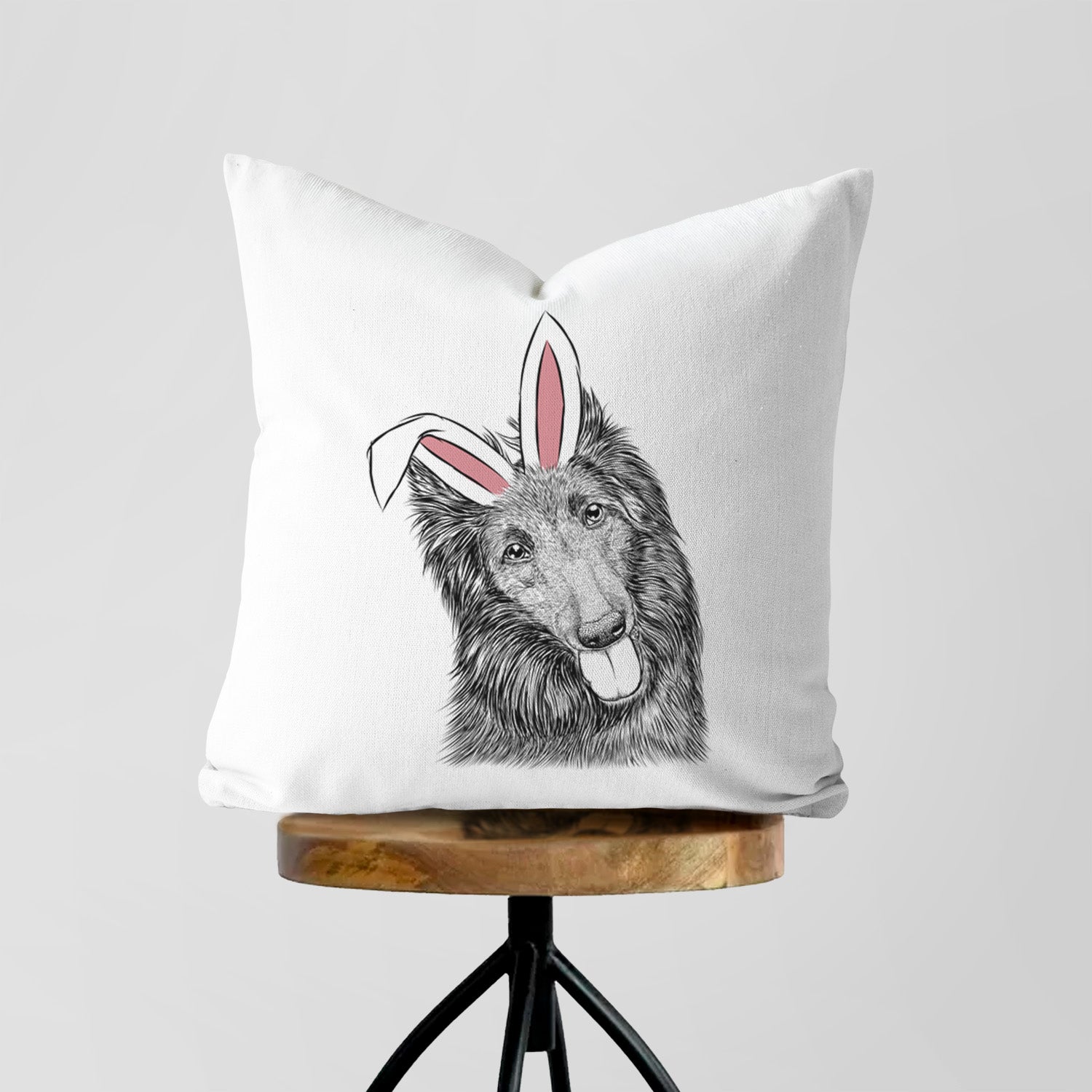 Jaxx the Belgian Tervuren - Throw Pillow Cover