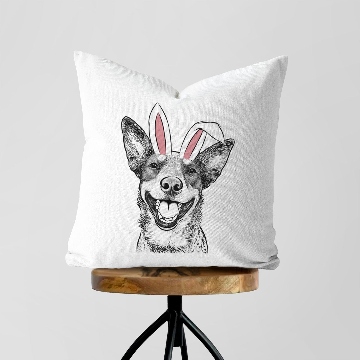 Lily the Australian Cattle Dog - Throw Pillow Cover