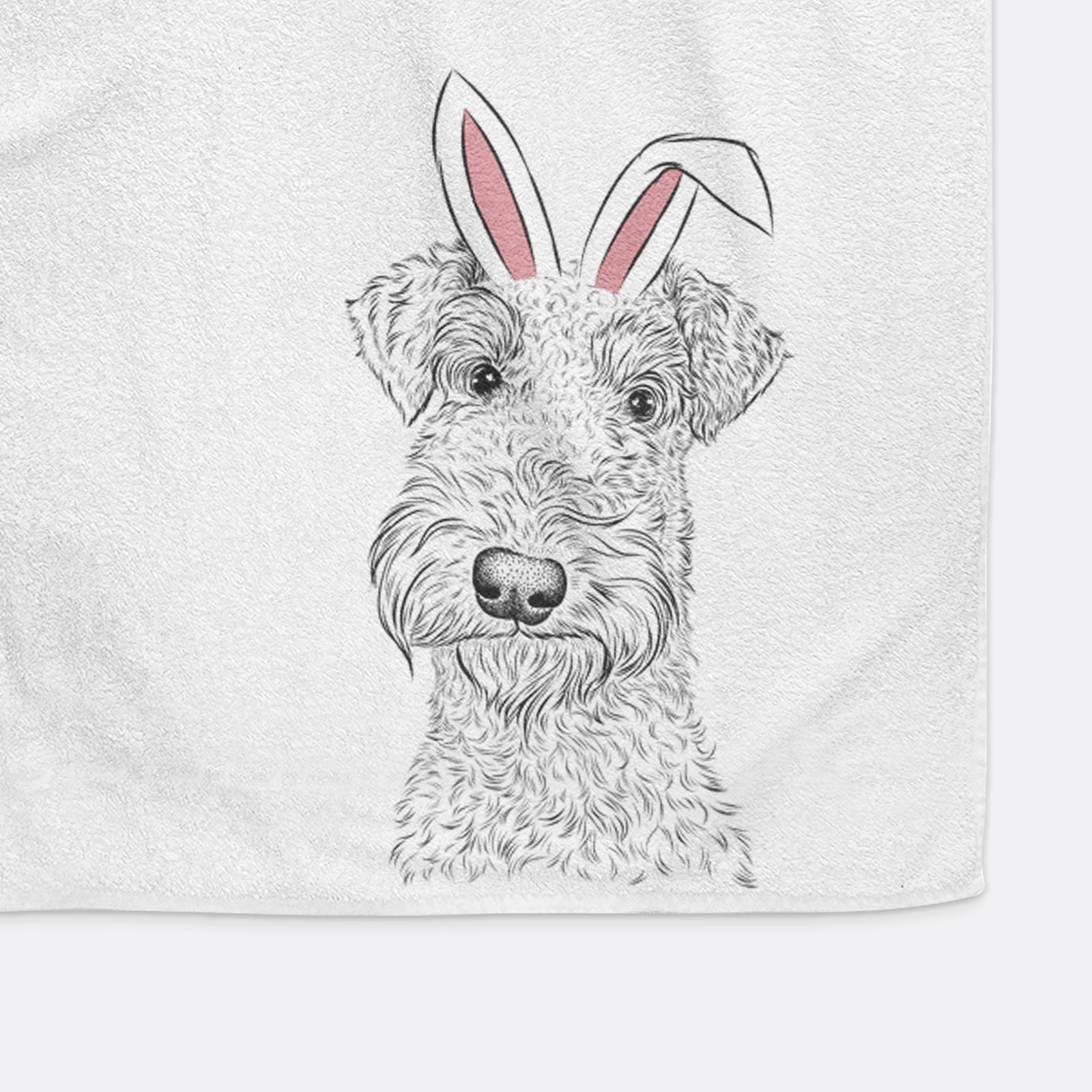 Roc Haven Maggie May the Airedale Terrier Decorative Hand Towel