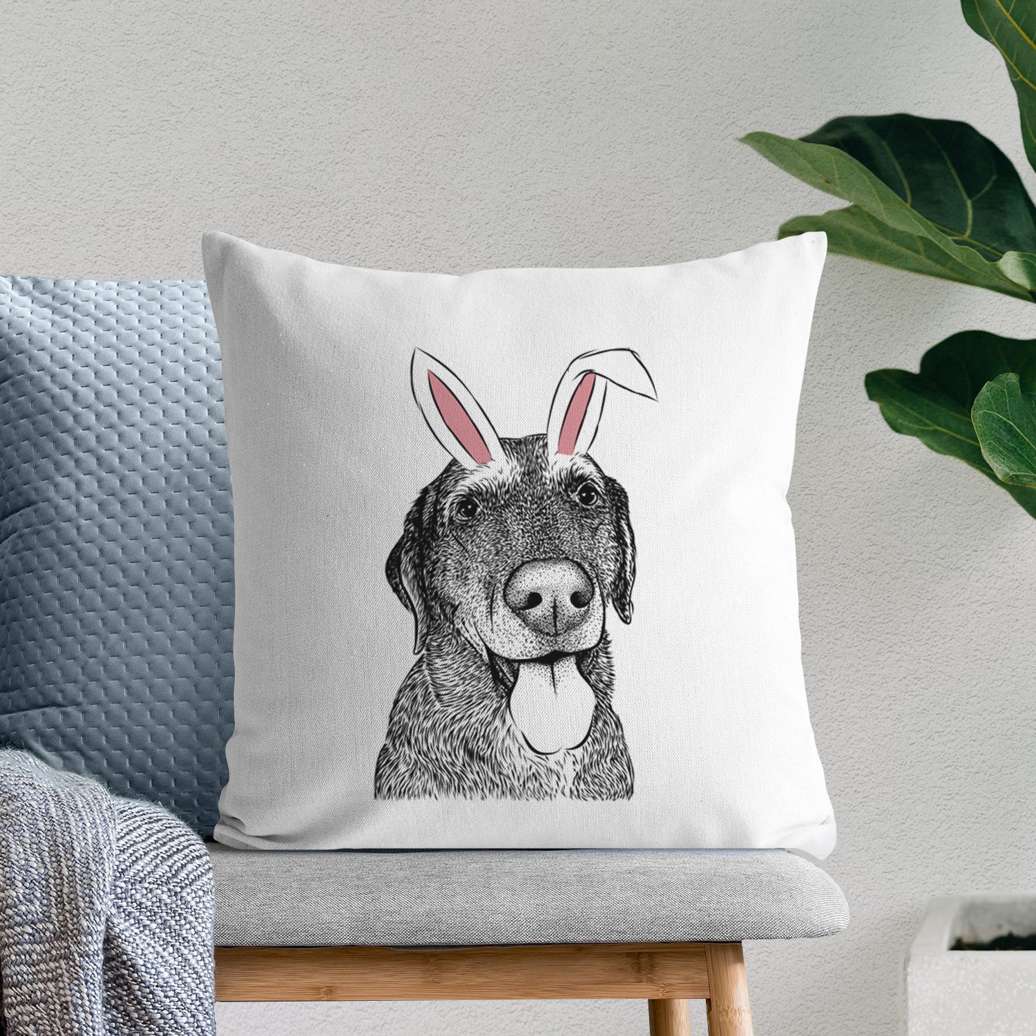 Max the Labrador Retriever - Throw Pillow Cover