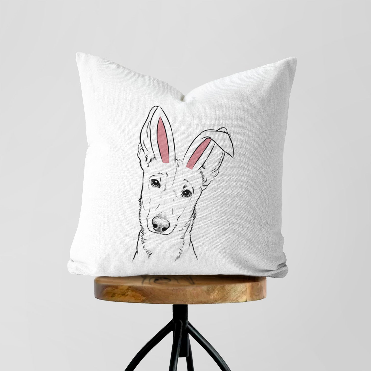 Nala the Carolina Dog - Throw Pillow Cover