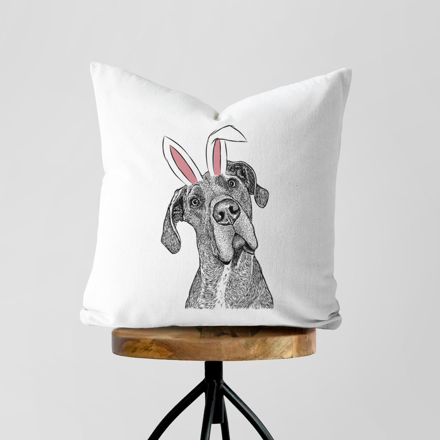 River the Great Dane - Throw Pillow Cover
