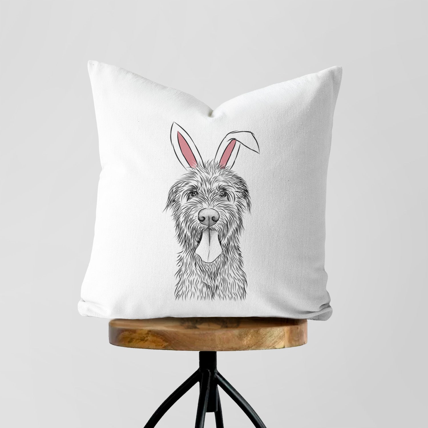 Sullivan the Irish Wolfhound - Throw Pillow Cover