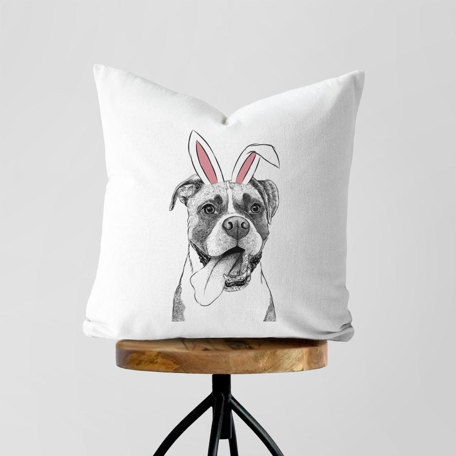Tuckeroo the Boxer - Throw Pillow Cover
