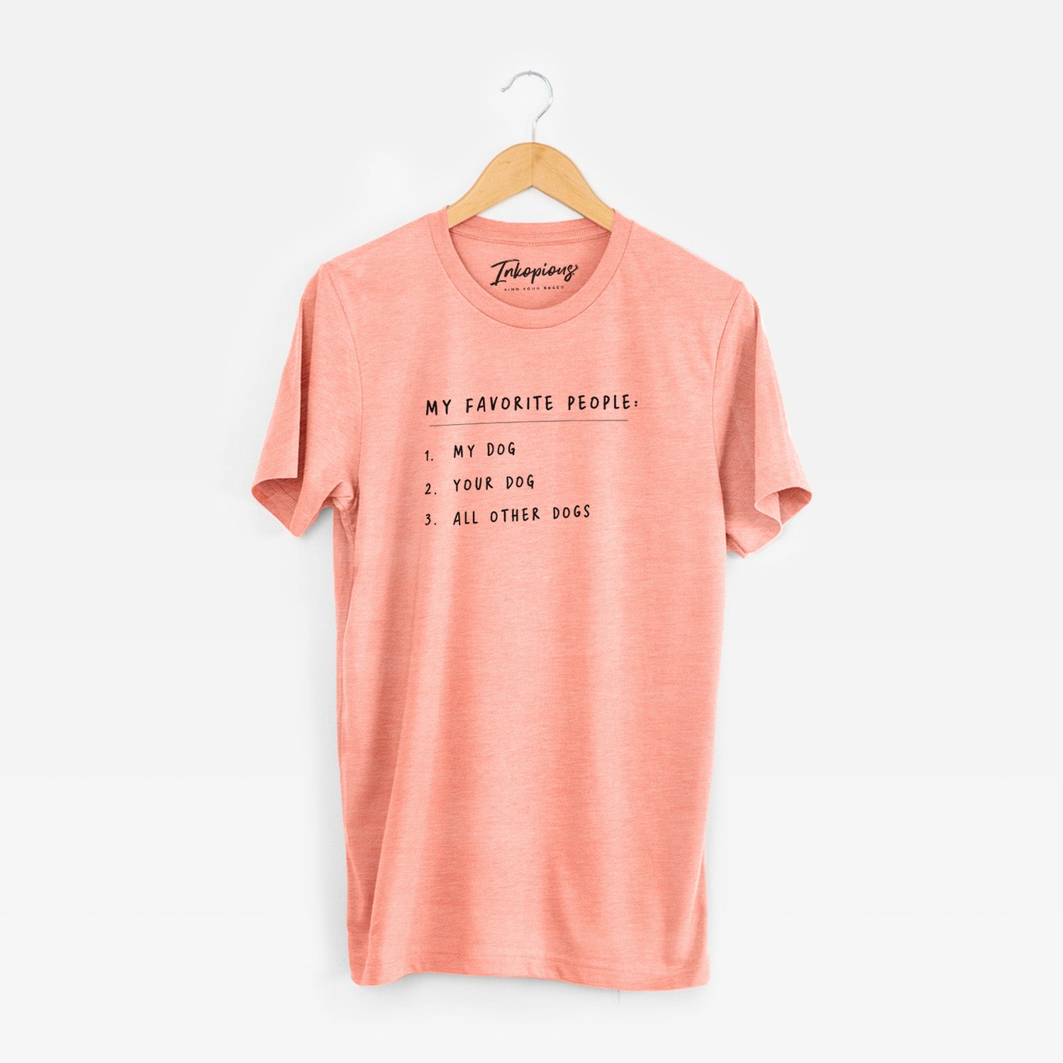 'My Favorite People: Dogs' design on a Sunset Unisex crewneck