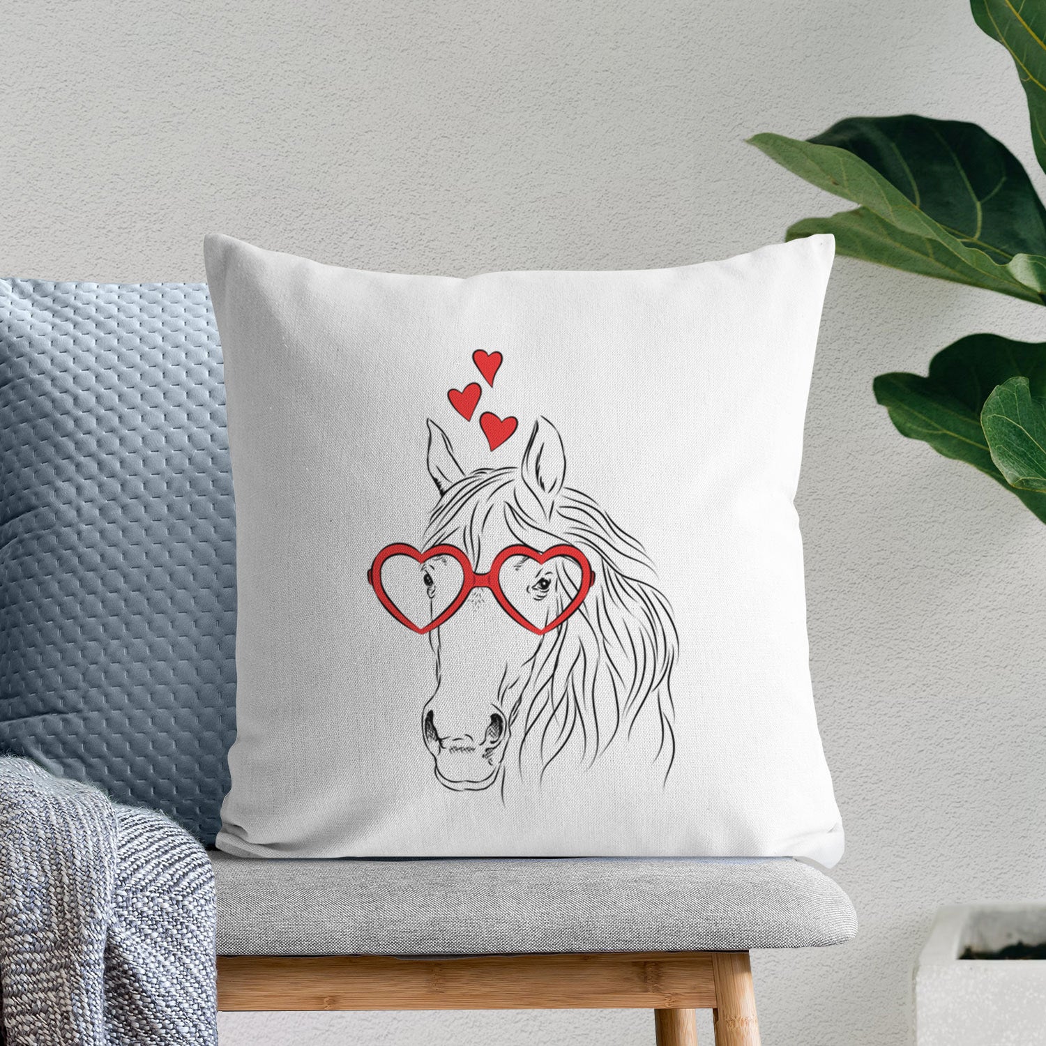 Aria the Horse - Throw Pillow Cover