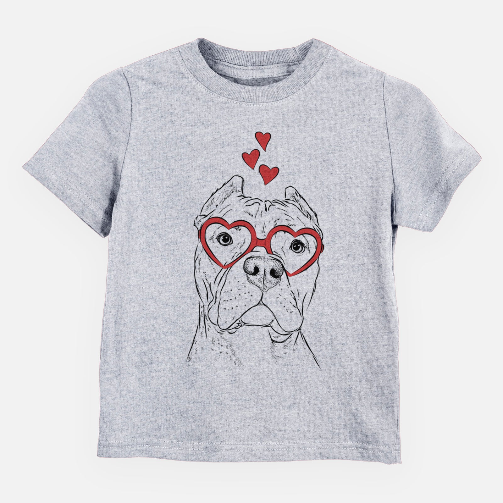 Valentine Bam Bam the Pitbull - Kids/Youth/Toddler Shirt