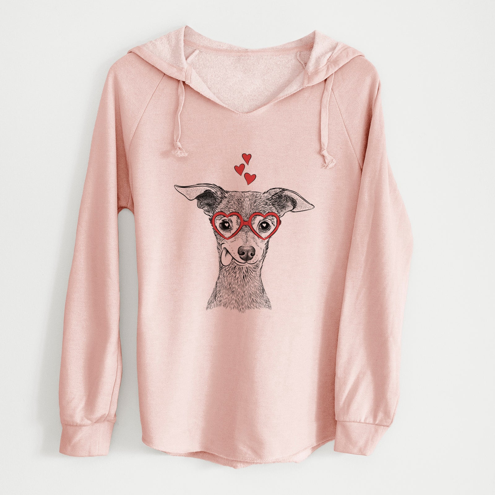 Valentine Bebe the Chihuahua - Cali Wave Hooded Sweatshirt