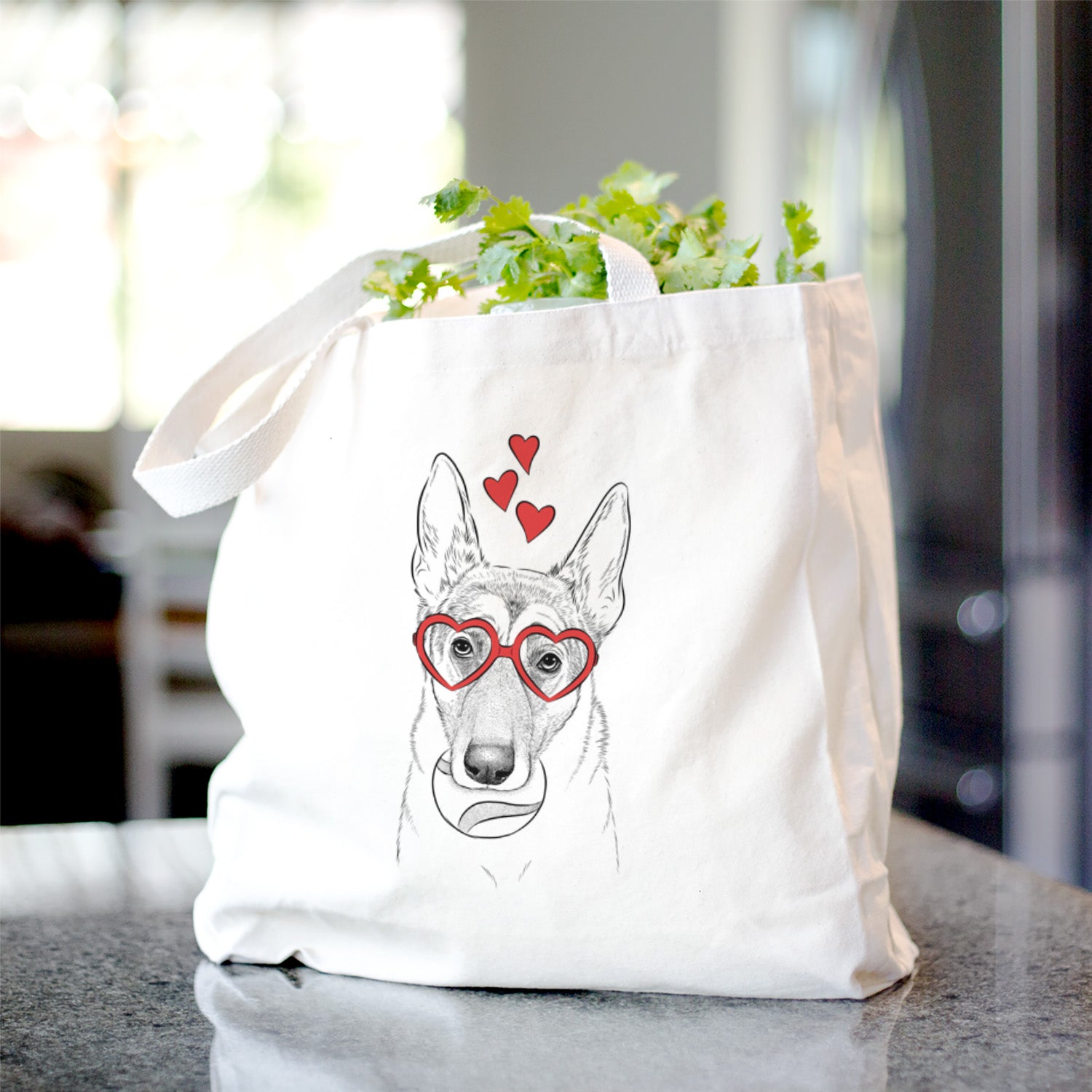 Greta the German Shepherd - Tote Bag