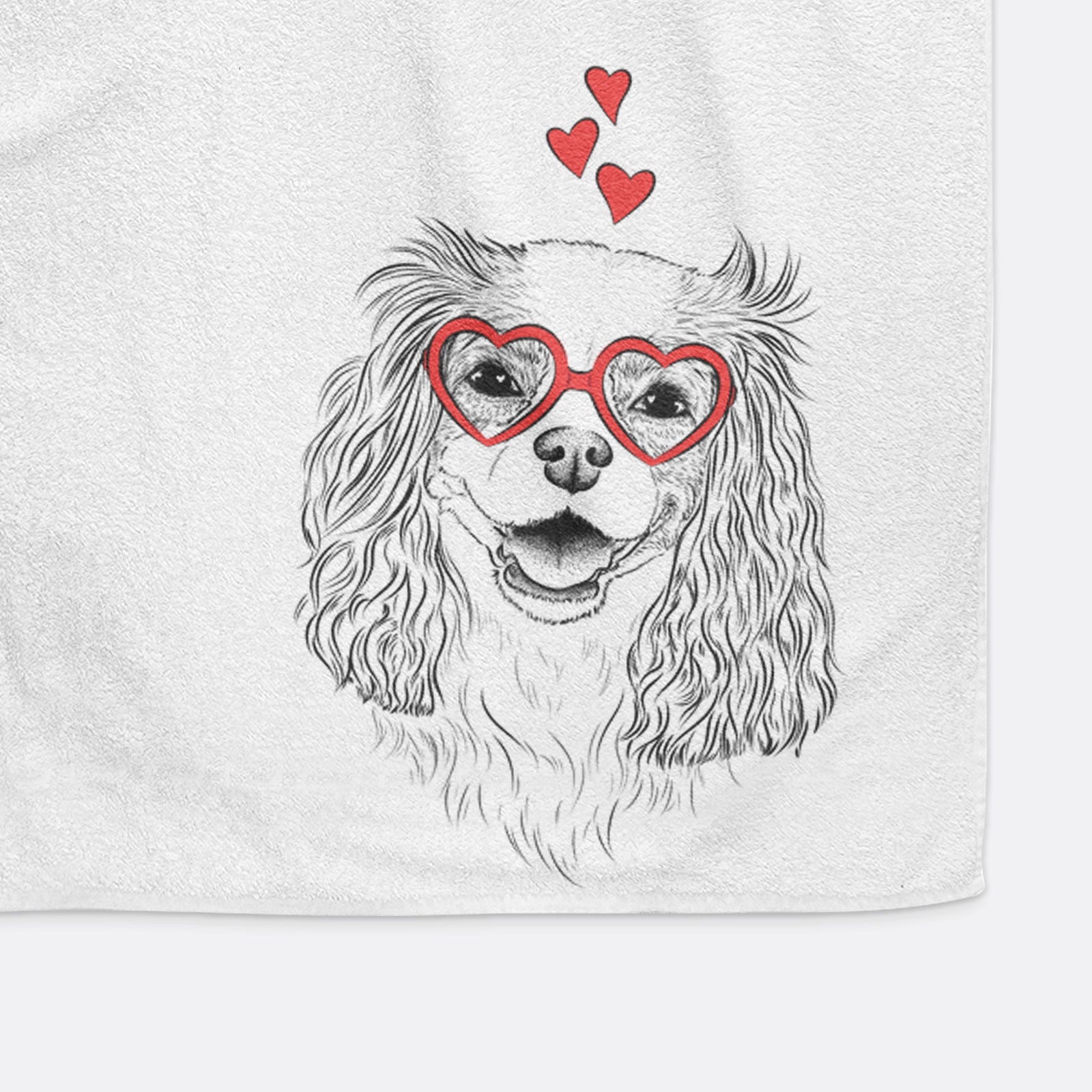 Halley Comet the Cavalier King Charles Spaniel Premium Hand Towel