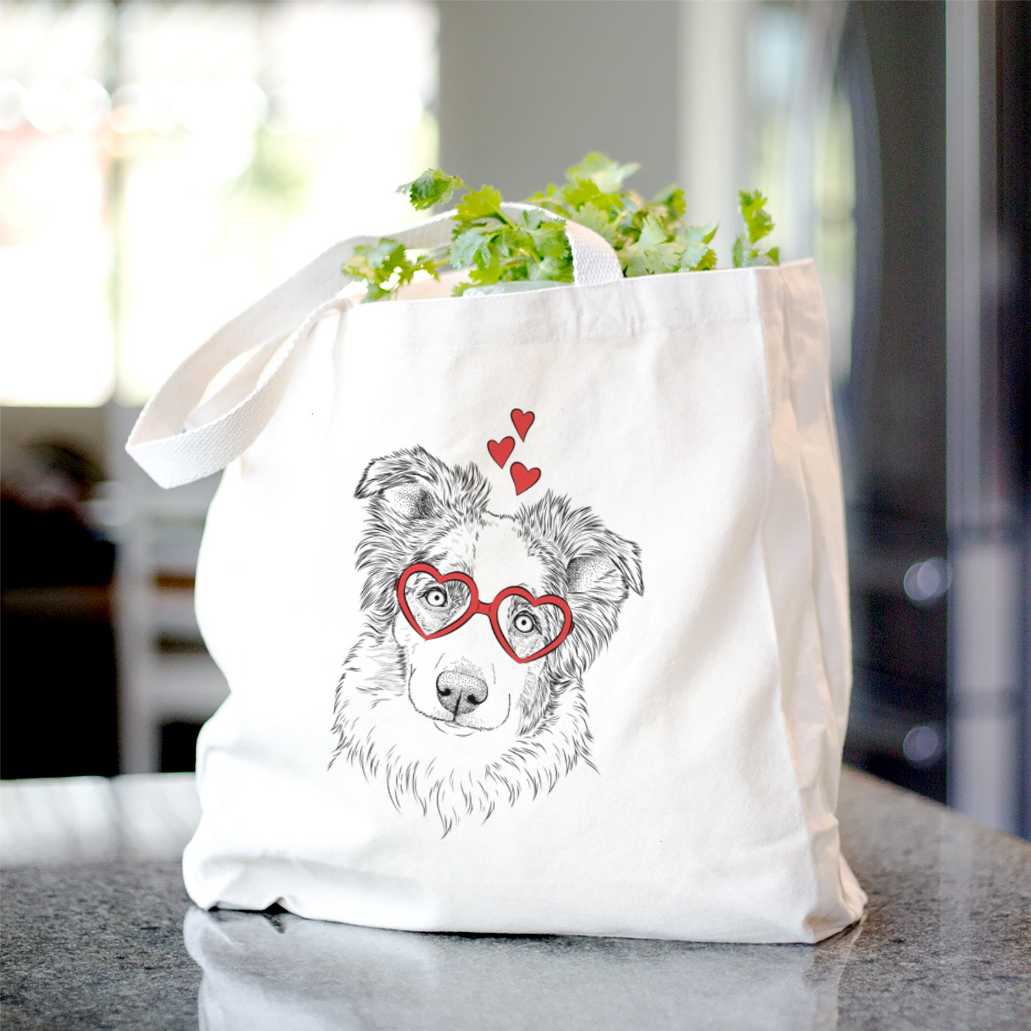 HoneyBee the Miniature Australian Shepherd - Tote Bag