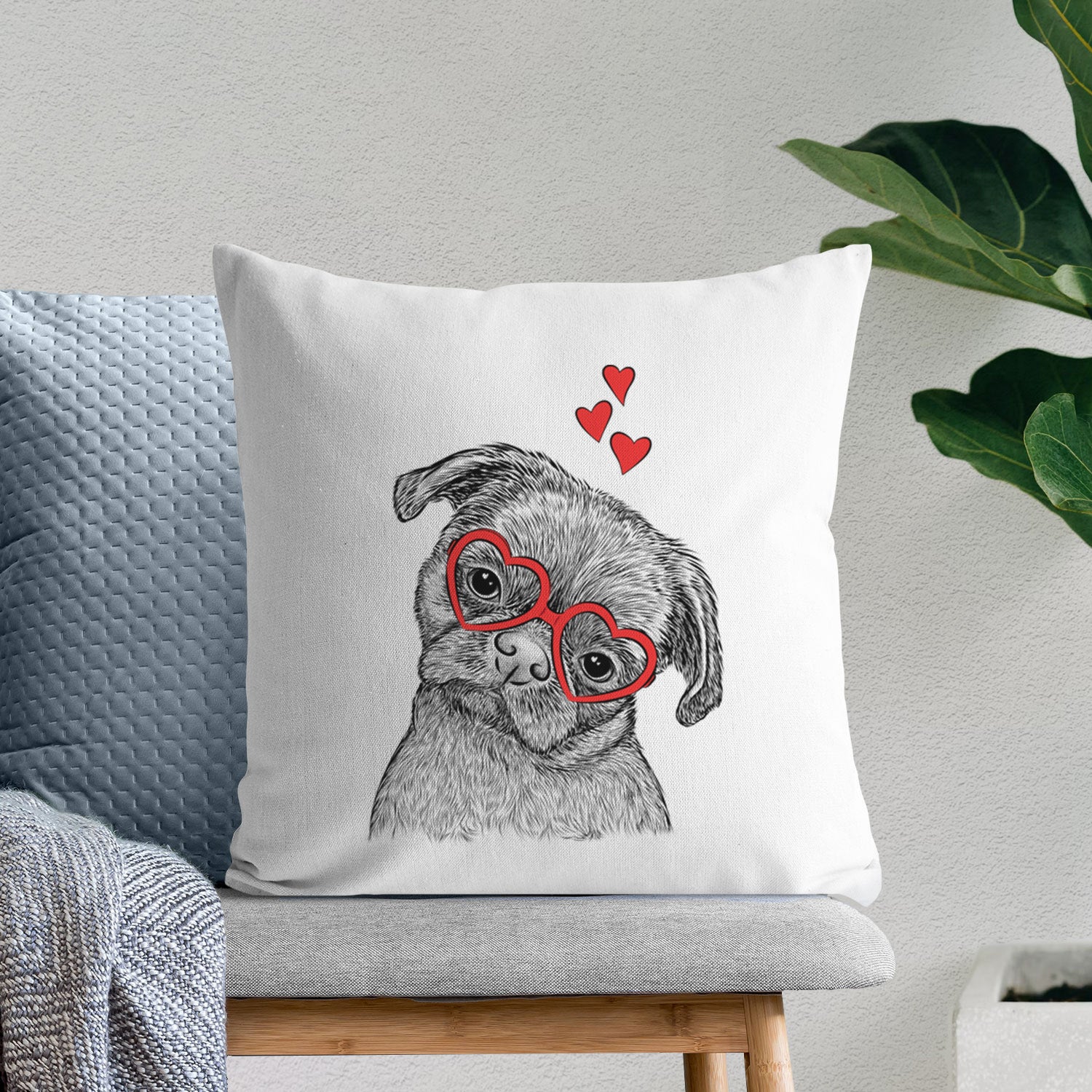 Koko the Shih Tzu - Throw Pillow Cover