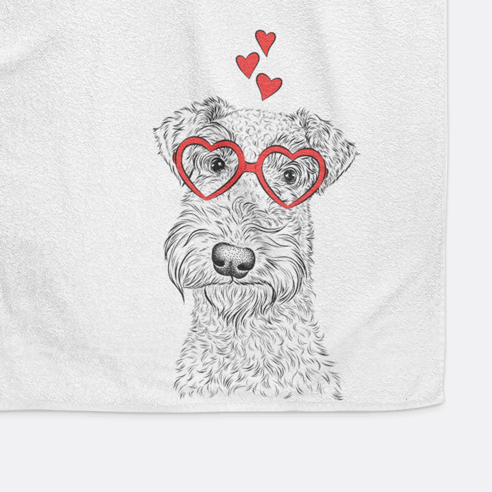 Roc Haven Maggie May the Airedale Terrier Decorative Hand Towel