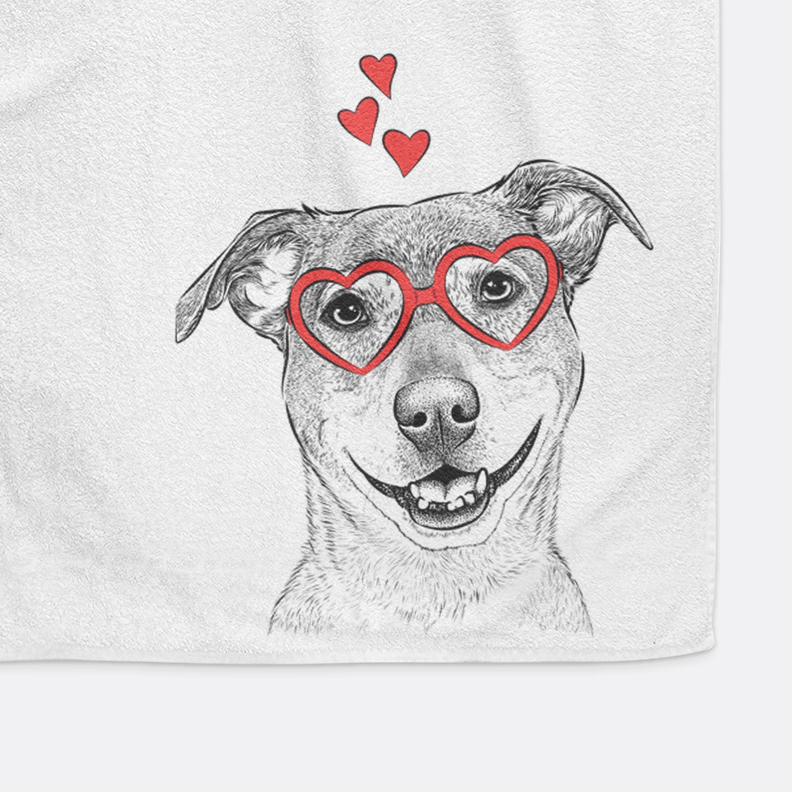 Reese the Mountain Cur Decorative Hand Towel
