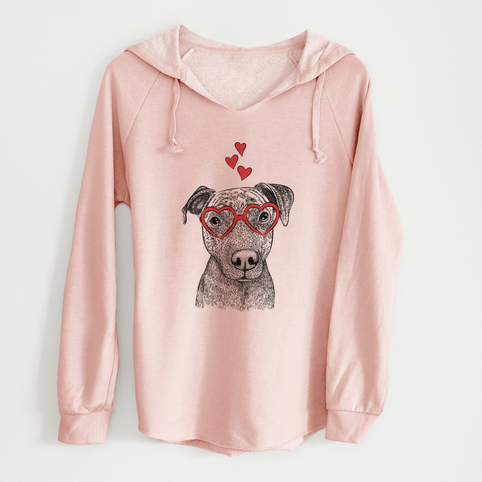 Valentine Reeses the Pitbull - Cali Wave Hooded Sweatshirt