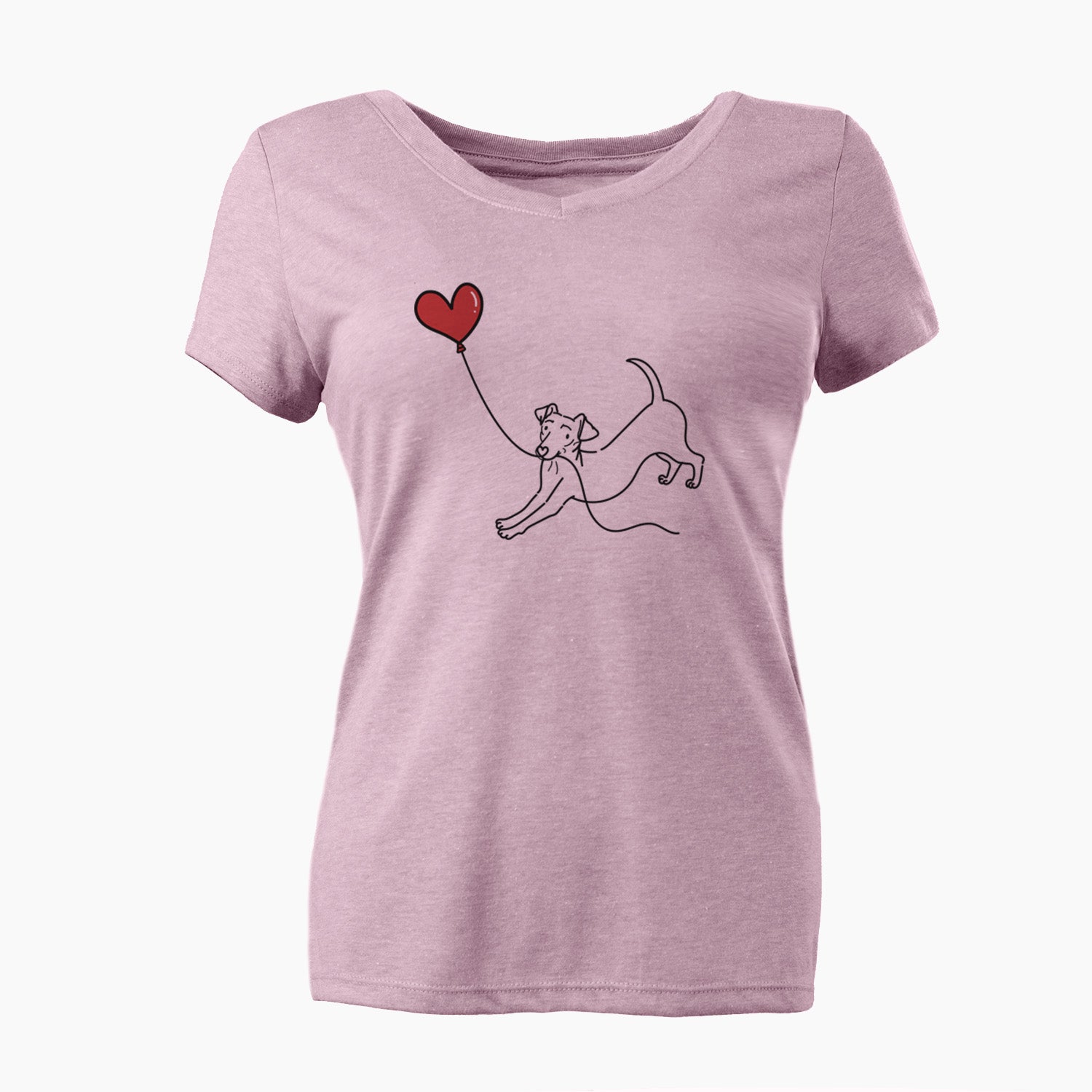Chiweenie Heart String - Women's Perfect V-neck Shirt