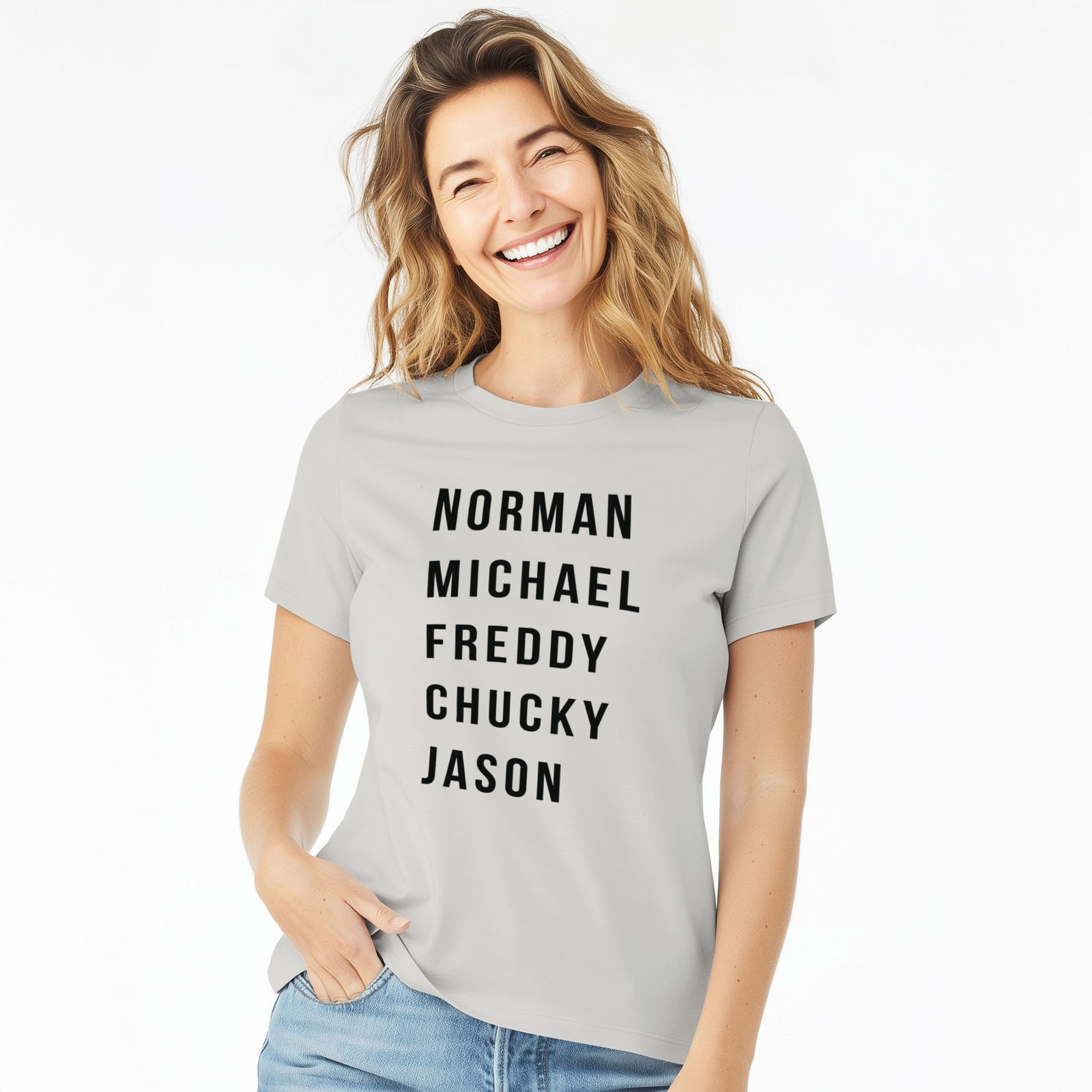 Halloween Villians - Women's Lightweight Relaxed Fit 100% Cotton Crewneck