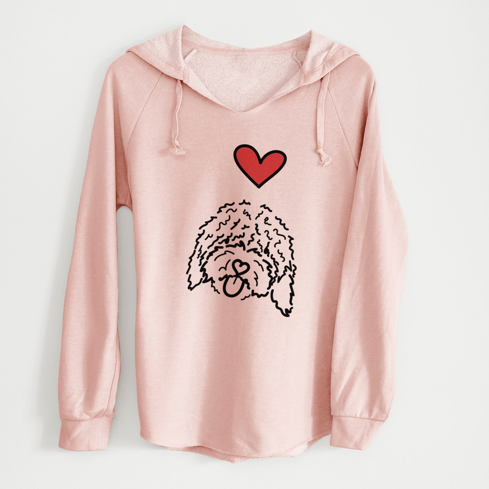 Love Always Spanish Water Dog - Antonio - Cali Wave Hooded Sweatshirt