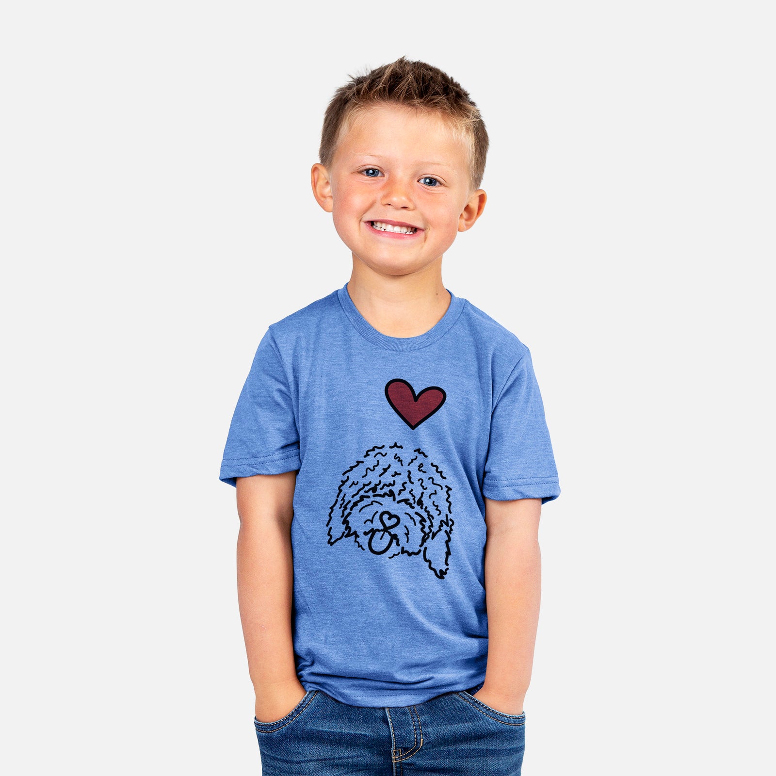 Love Always Spanish Water Dog - Antonio - Kids/Youth/Toddler Shirt