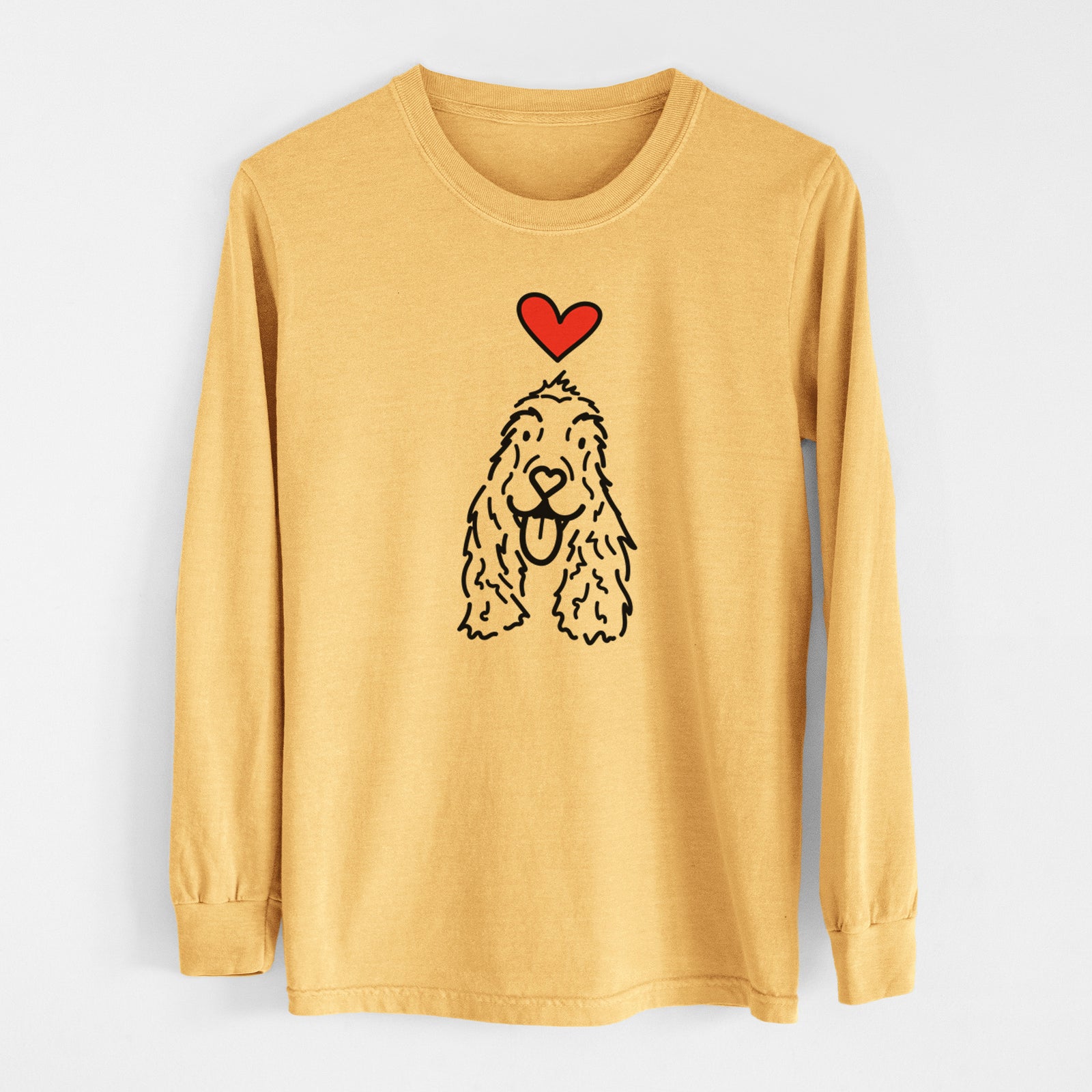 Love Always English Cocker Spaniel - Dolly - Heavyweight 100% Cotton Long Sleeve