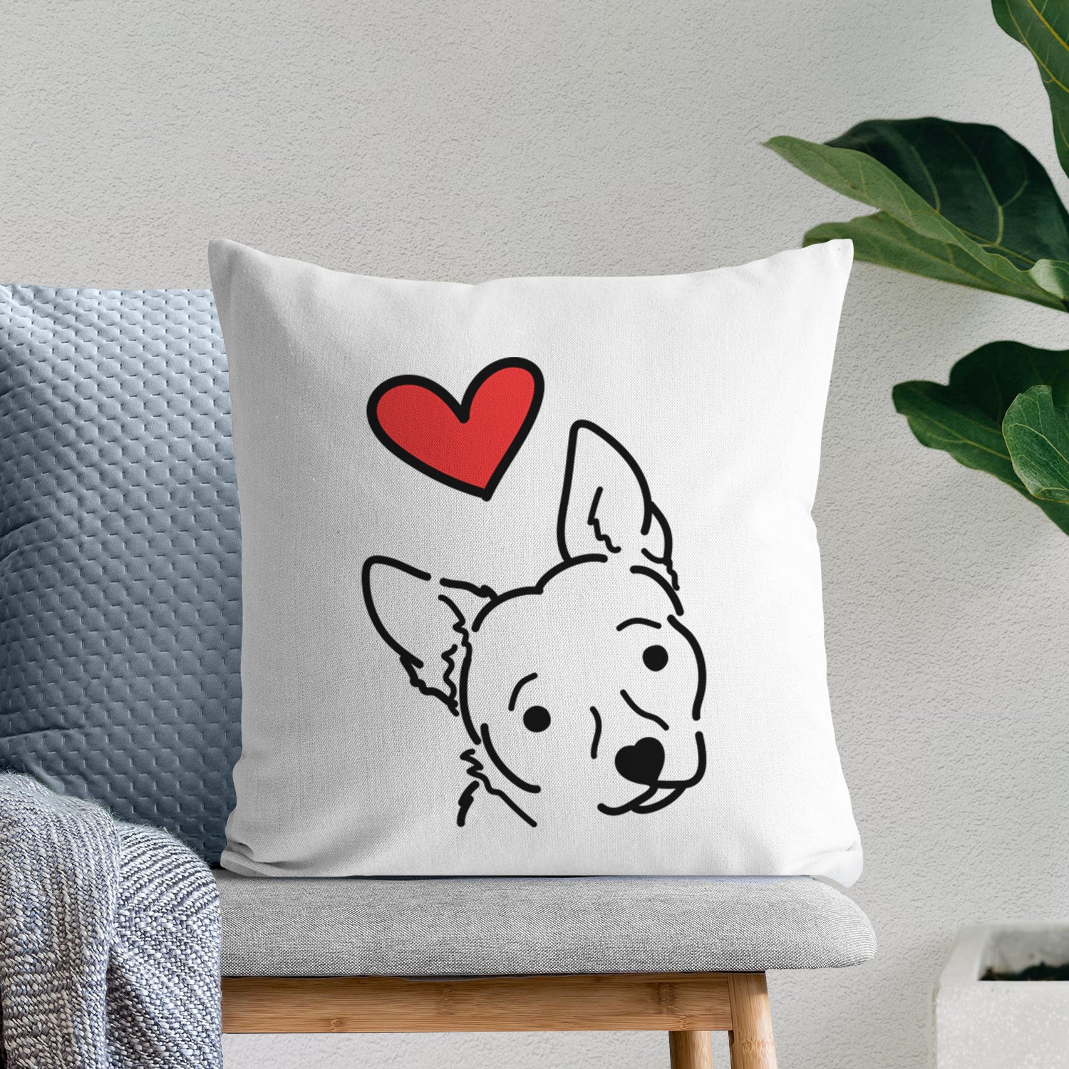 Love Always Chihuahua Mix - GiGi - Throw Pillow Cover
