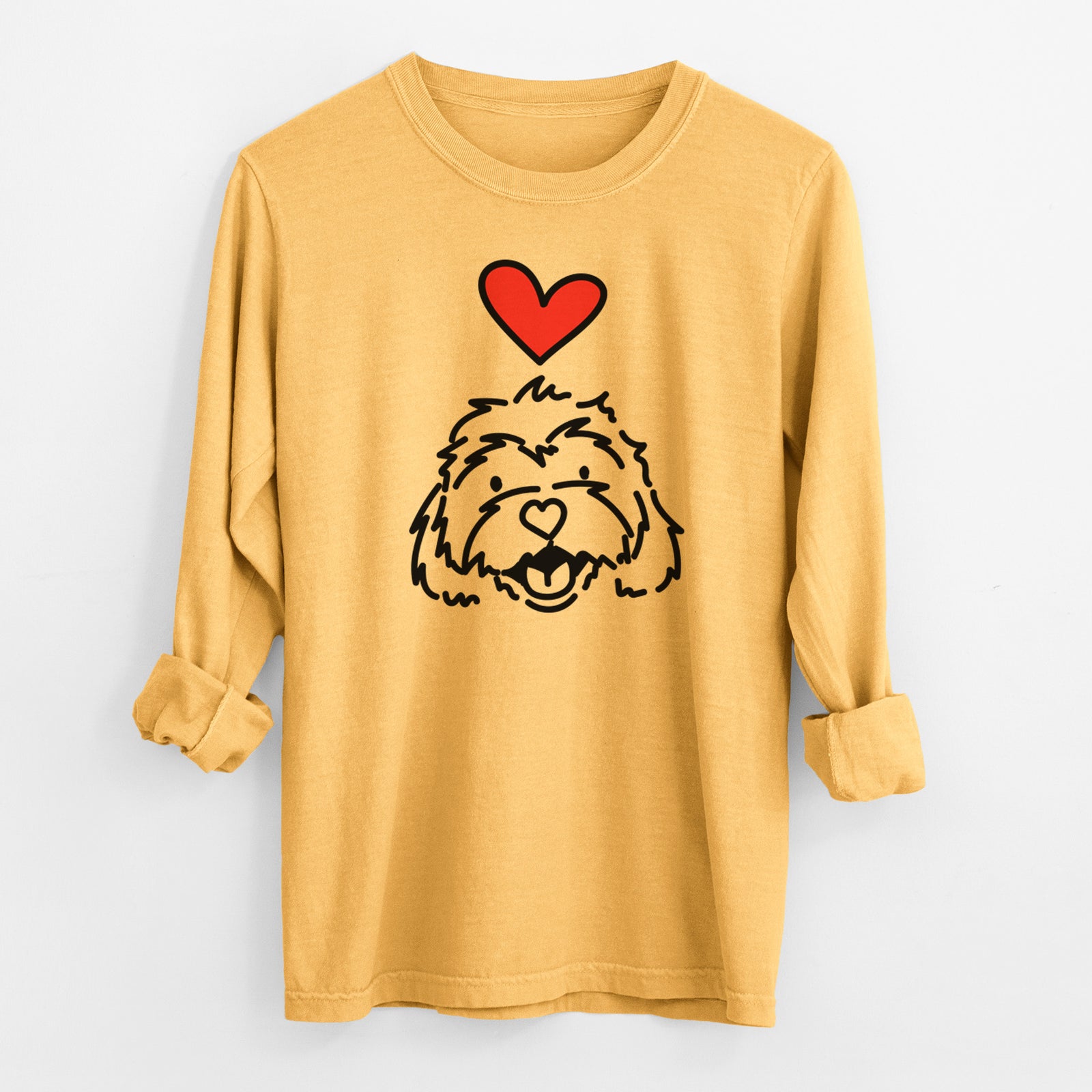Love Always Cavachon - Harry - Heavyweight 100% Cotton Long Sleeve